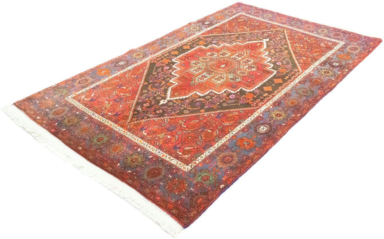 morgenland Wollen kleed Hamadan vloerkleed met de hand geknoopt rood handgeknoopt