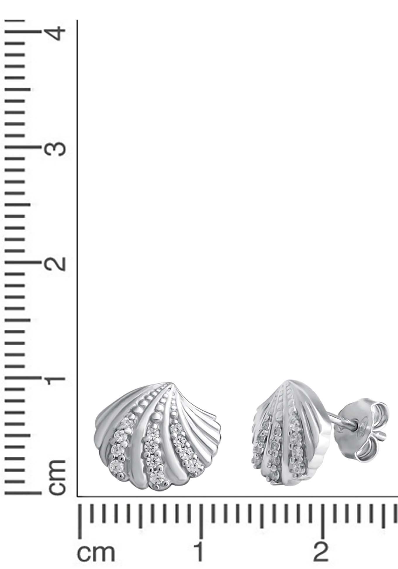 Firetti Oorstekers Sieraad cadeau zilver 925 oorbellen schelp
