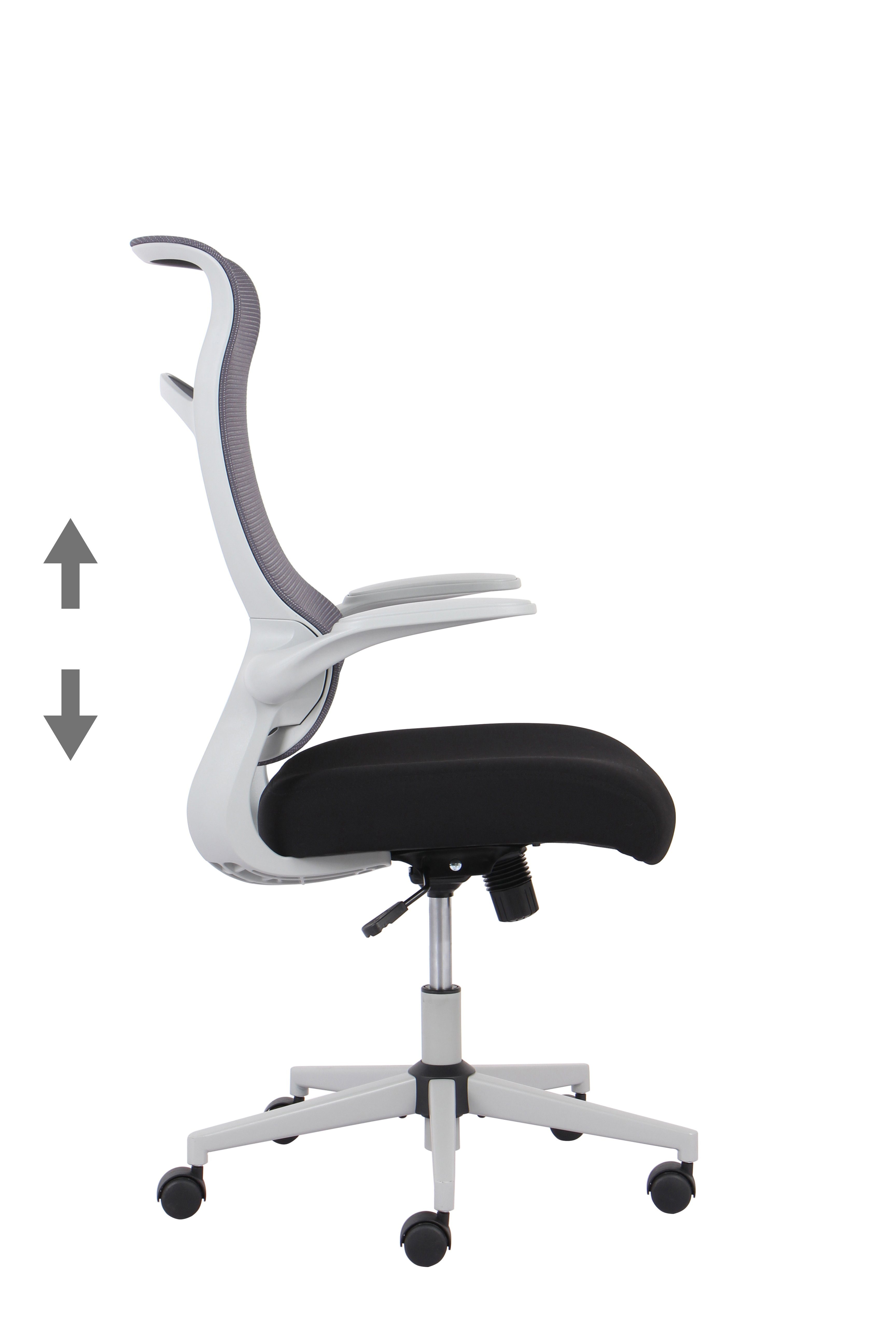 INOSIGN Bureaustoel Toico, design bureaustoel, ergonomische rugleuning, lendensteun & opklapbare armleuningen