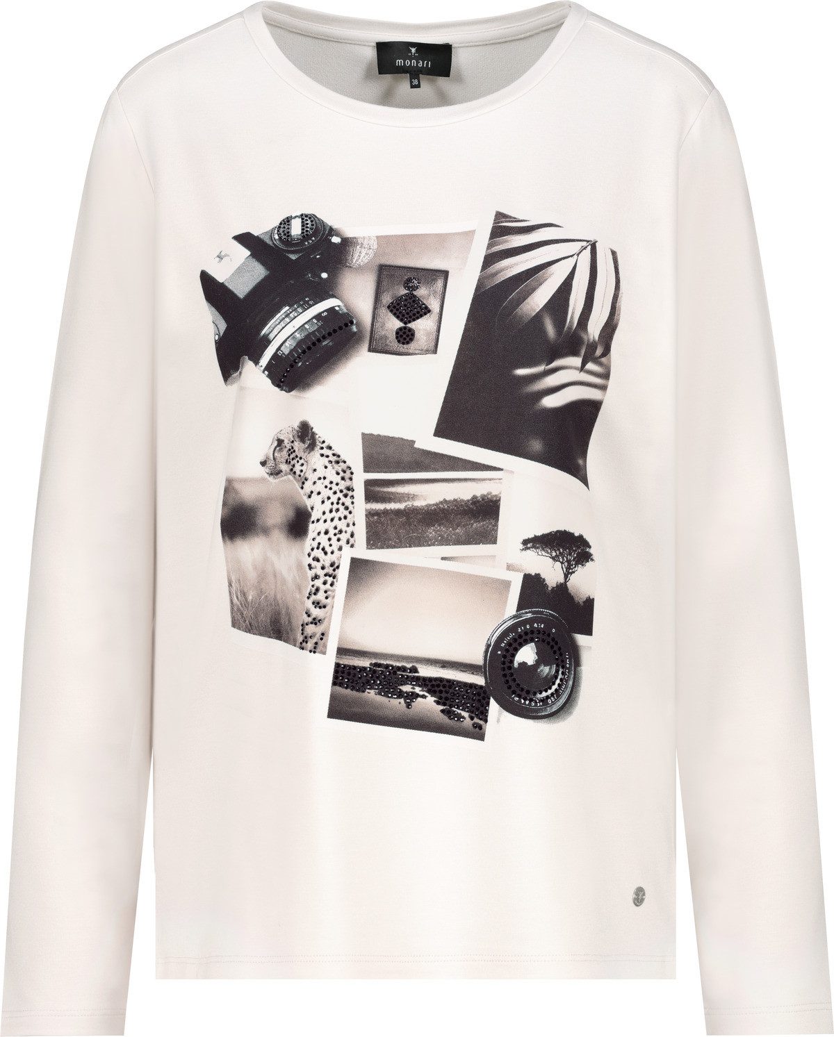 Monari Shirt met lange mouwen Shirt Collage