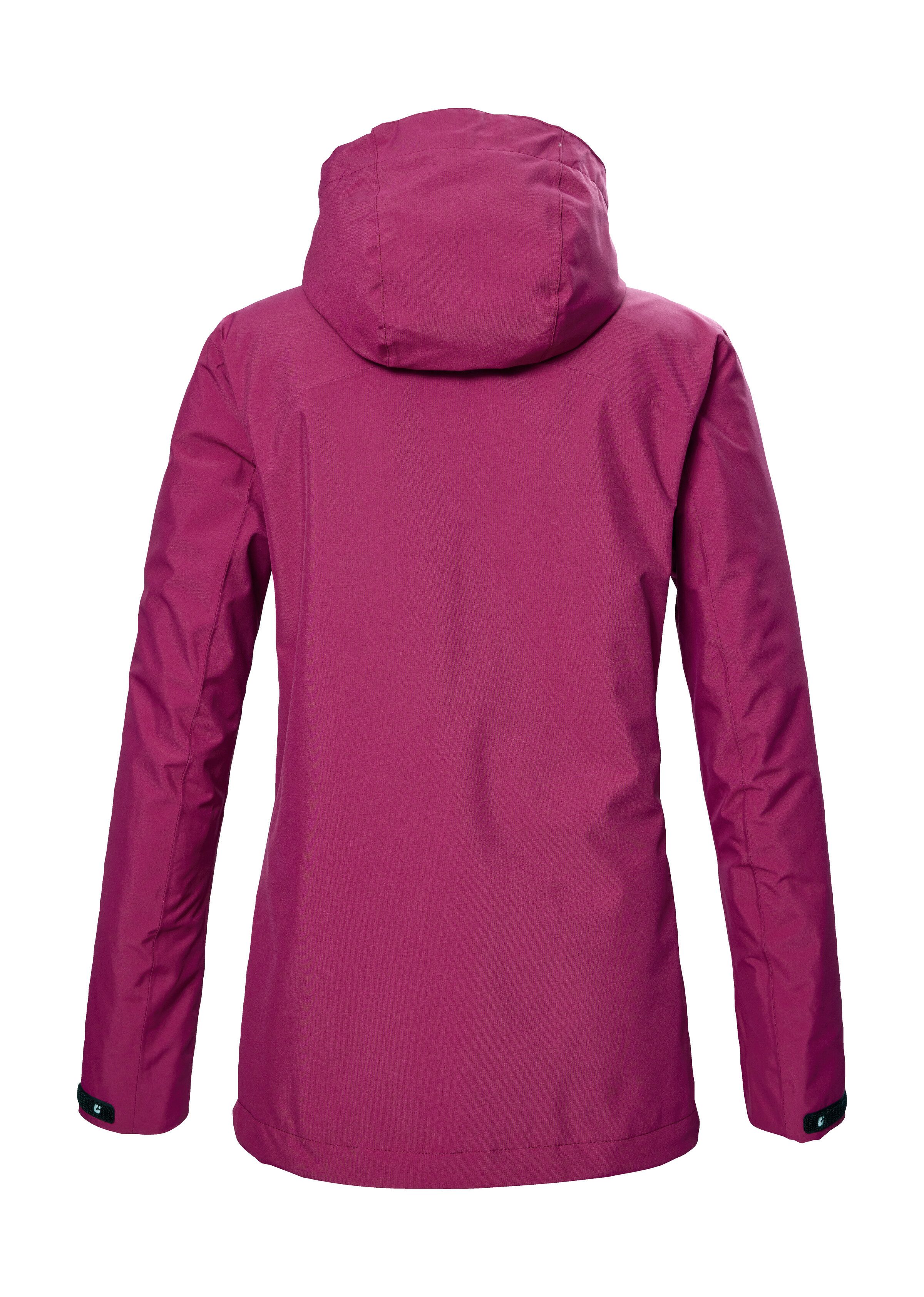 Killtec Outdoorjack KOS 26 WMN JCKT Waterdicht, ademend, afneembare capuchon, gerecycled materiaal