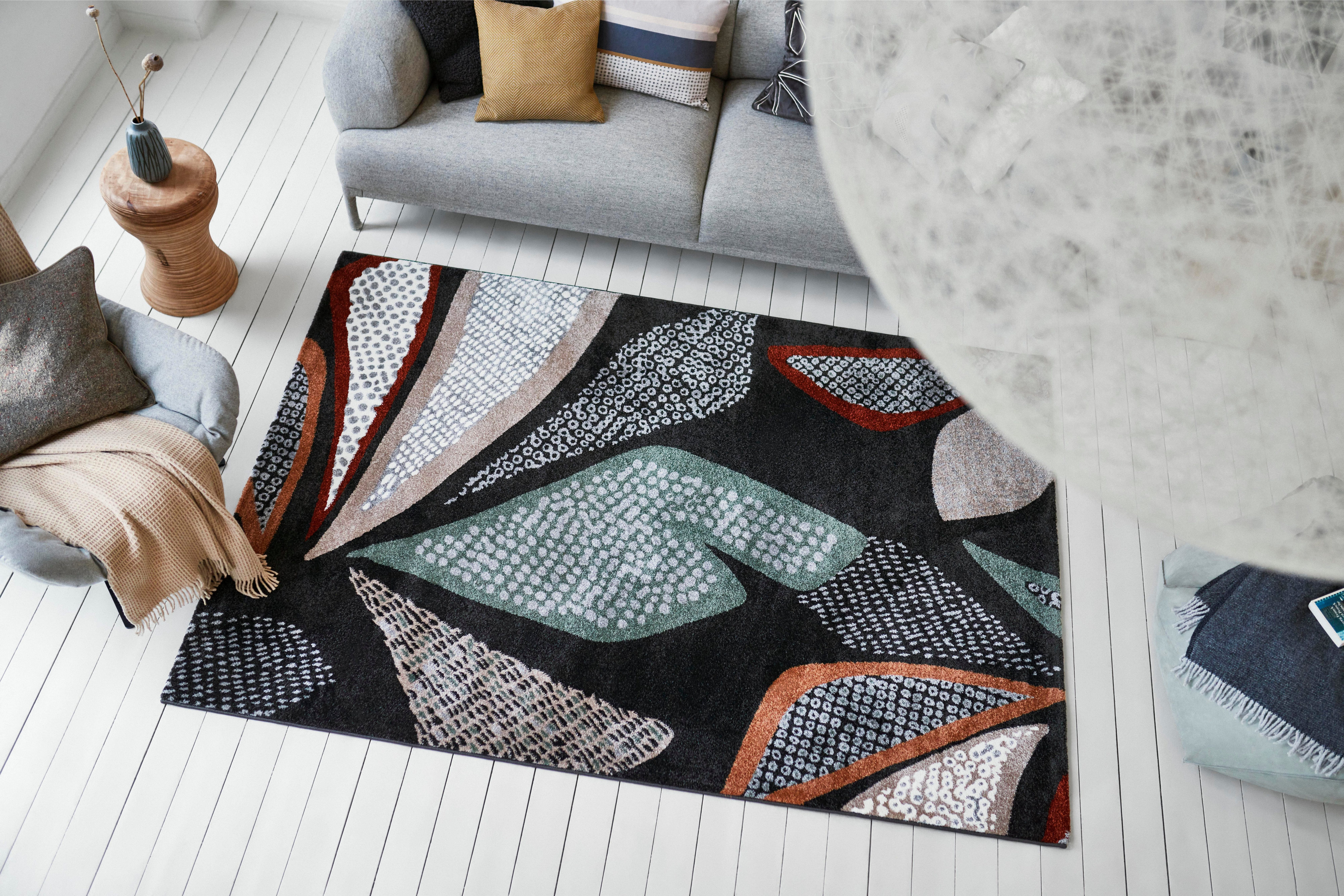 Esprit Vloerkleed Hazel mooi zachte korte pool in een modern design, multicolour, woonkamer
