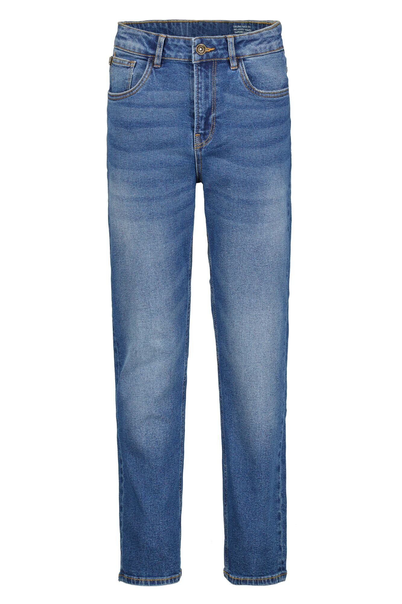 Garcia Dad-jeans Dalino voor jongens, met verwoeste effecten