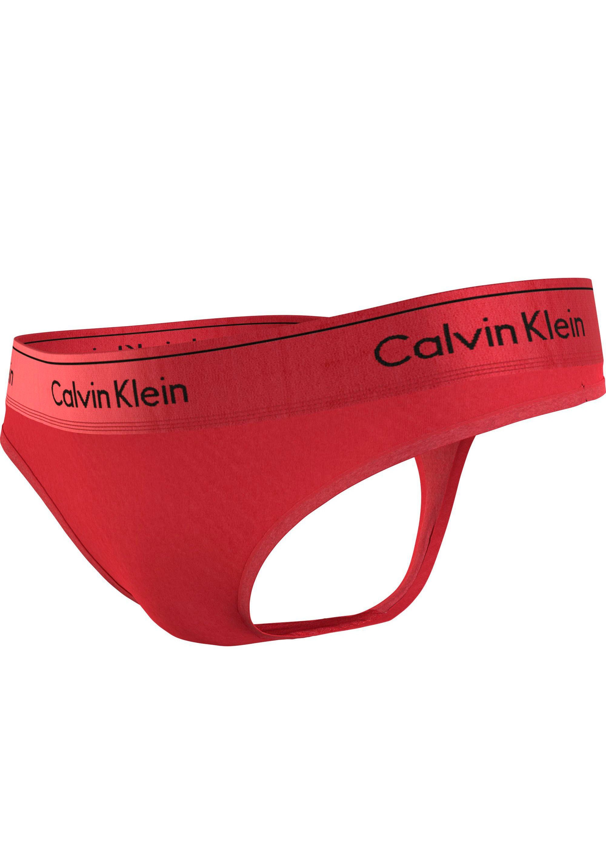 Calvin Klein T-string THONG (FF) in plus-size-maten