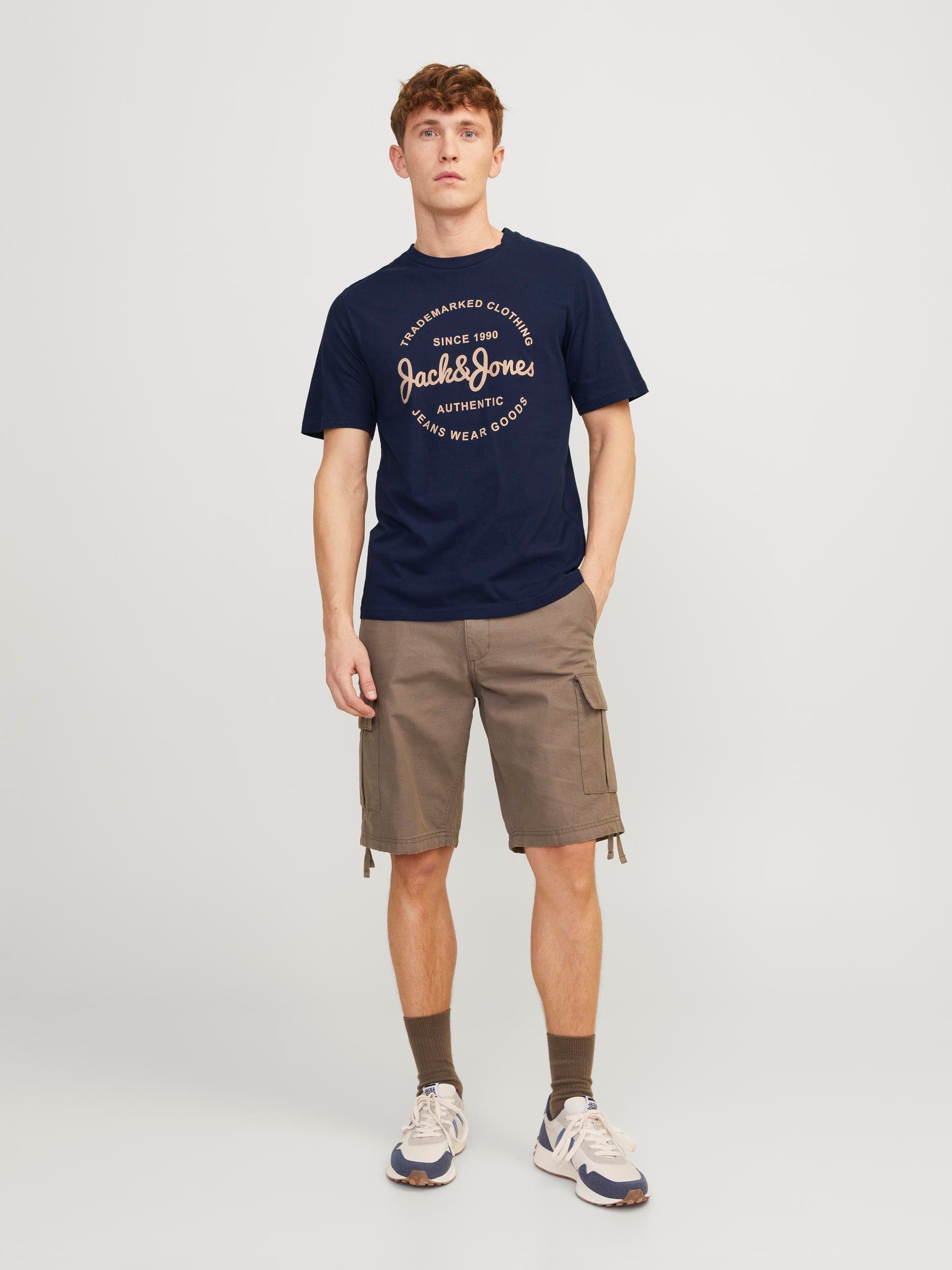 Jack & Jones Shirt met korte mouwen JJFOREST TEE SS CREW NECK