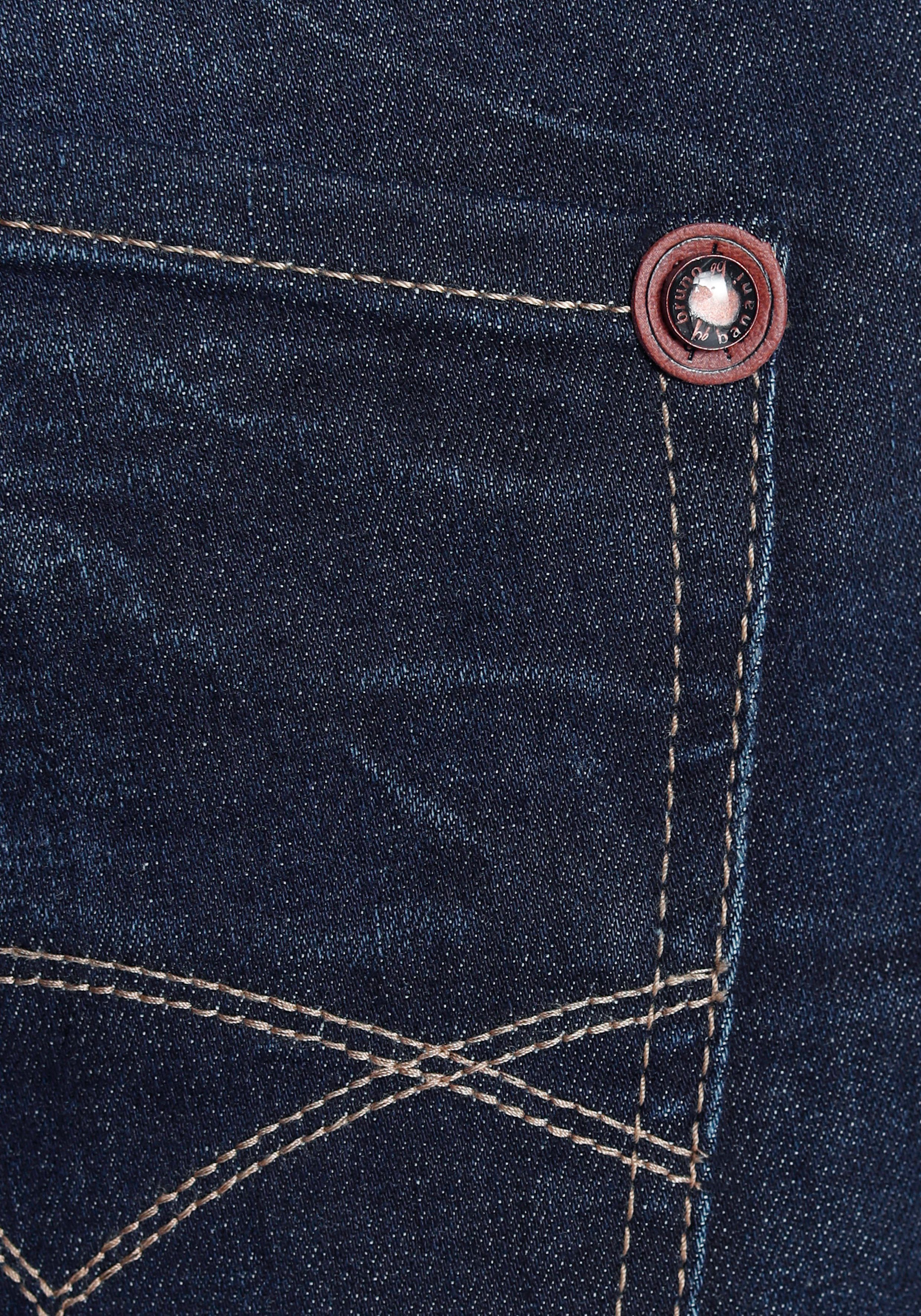 Bruno Banani Comfort fit jeans Floyd rechte pijp, met steekzakken, lage taillehoogte