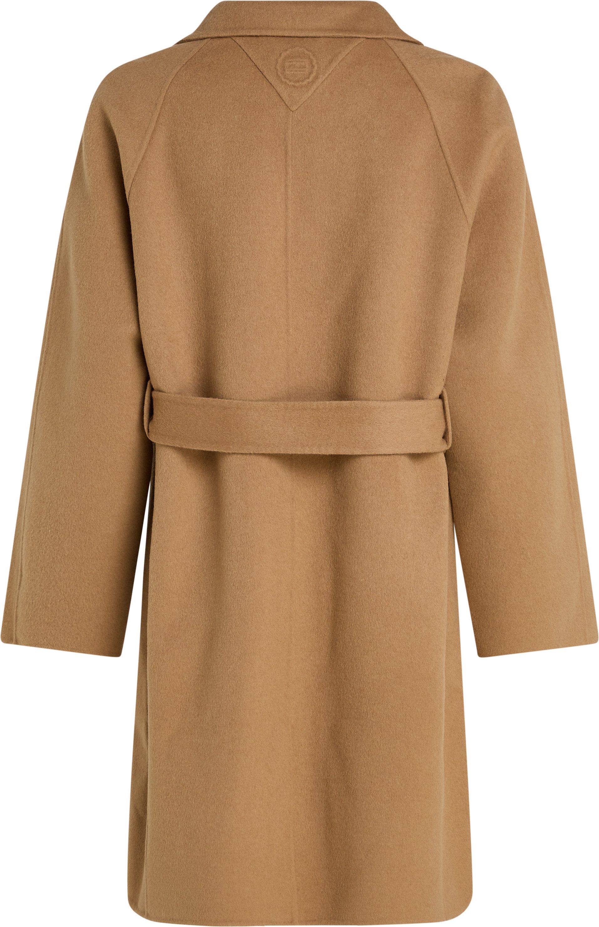 Tommy Hilfiger Korte jas REG DF WOOL BELTED COAT