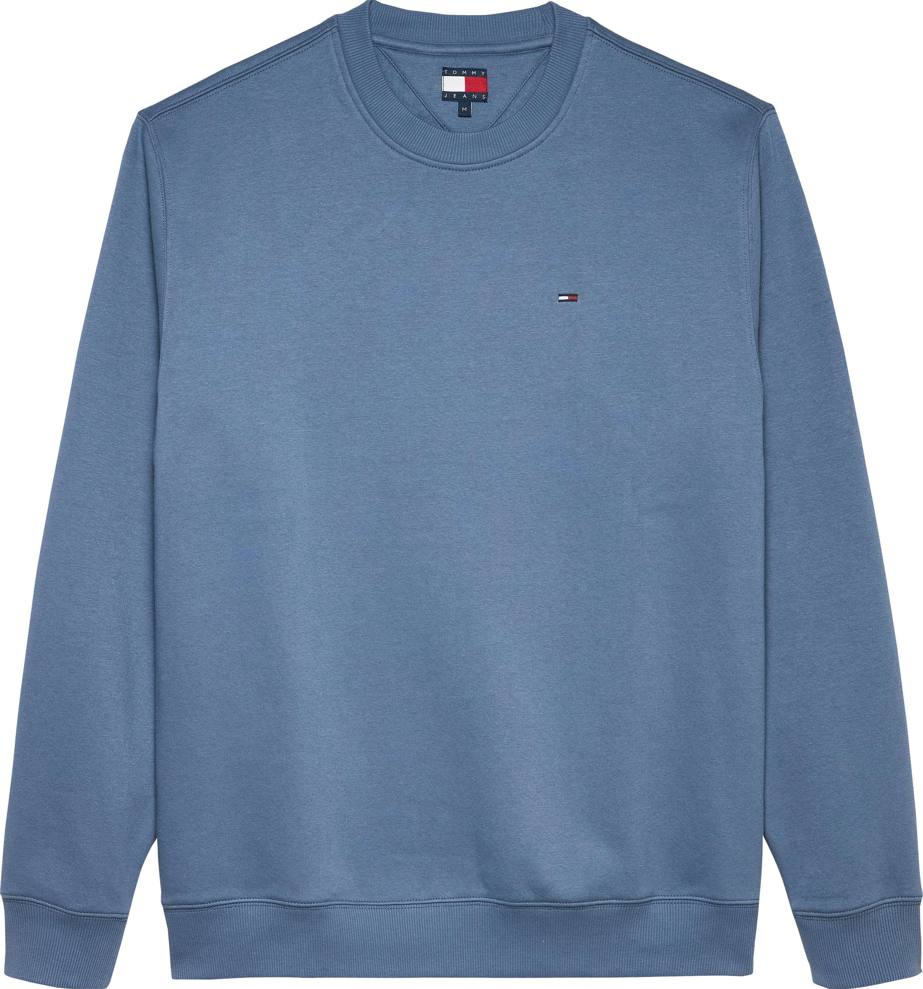 TOMMY JEANS Sweatshirt TJM REG S FLAG CREW Met geborduurd merklogo op borsthoogte