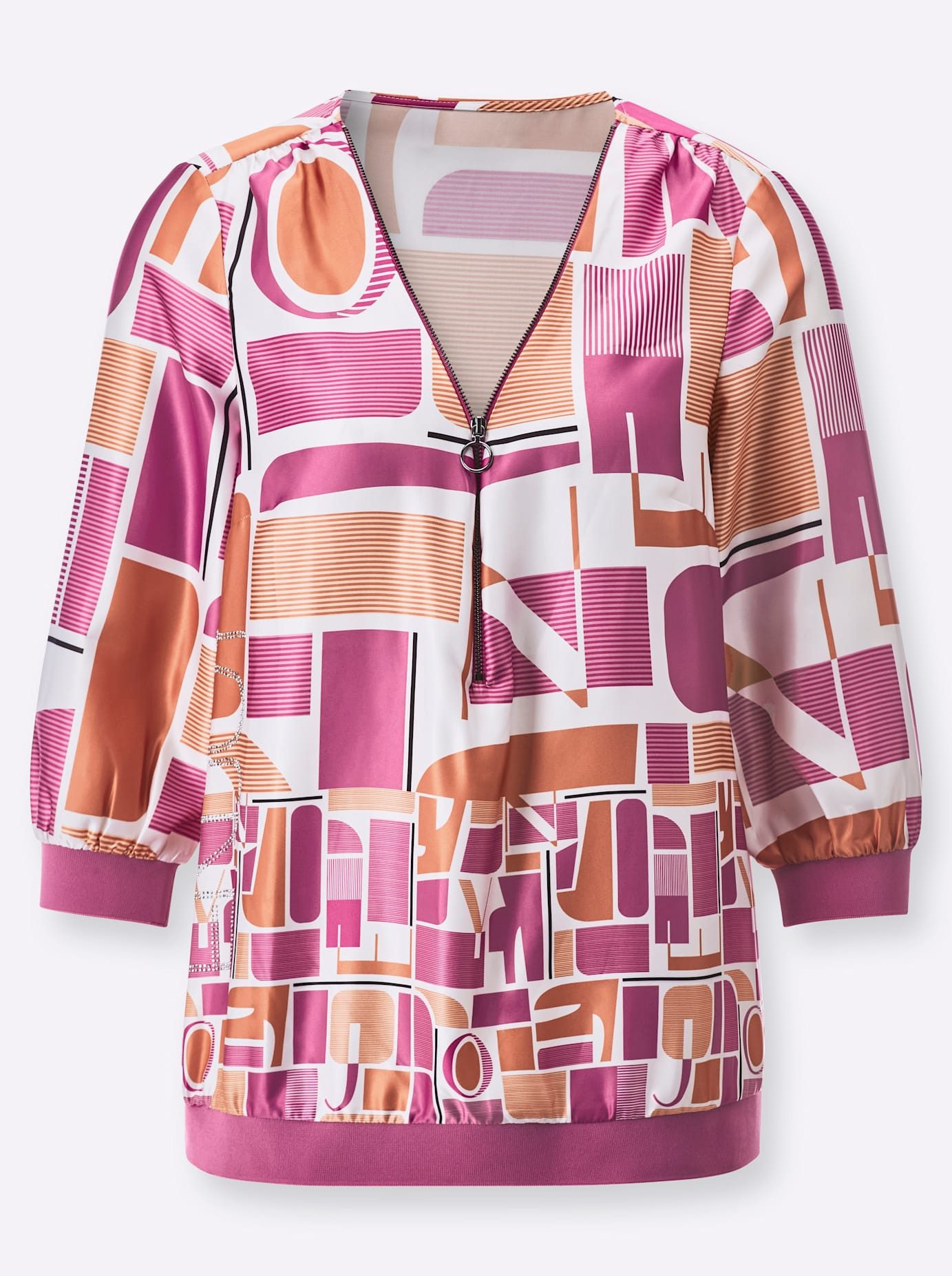 Creation L Gedessineerde blouse