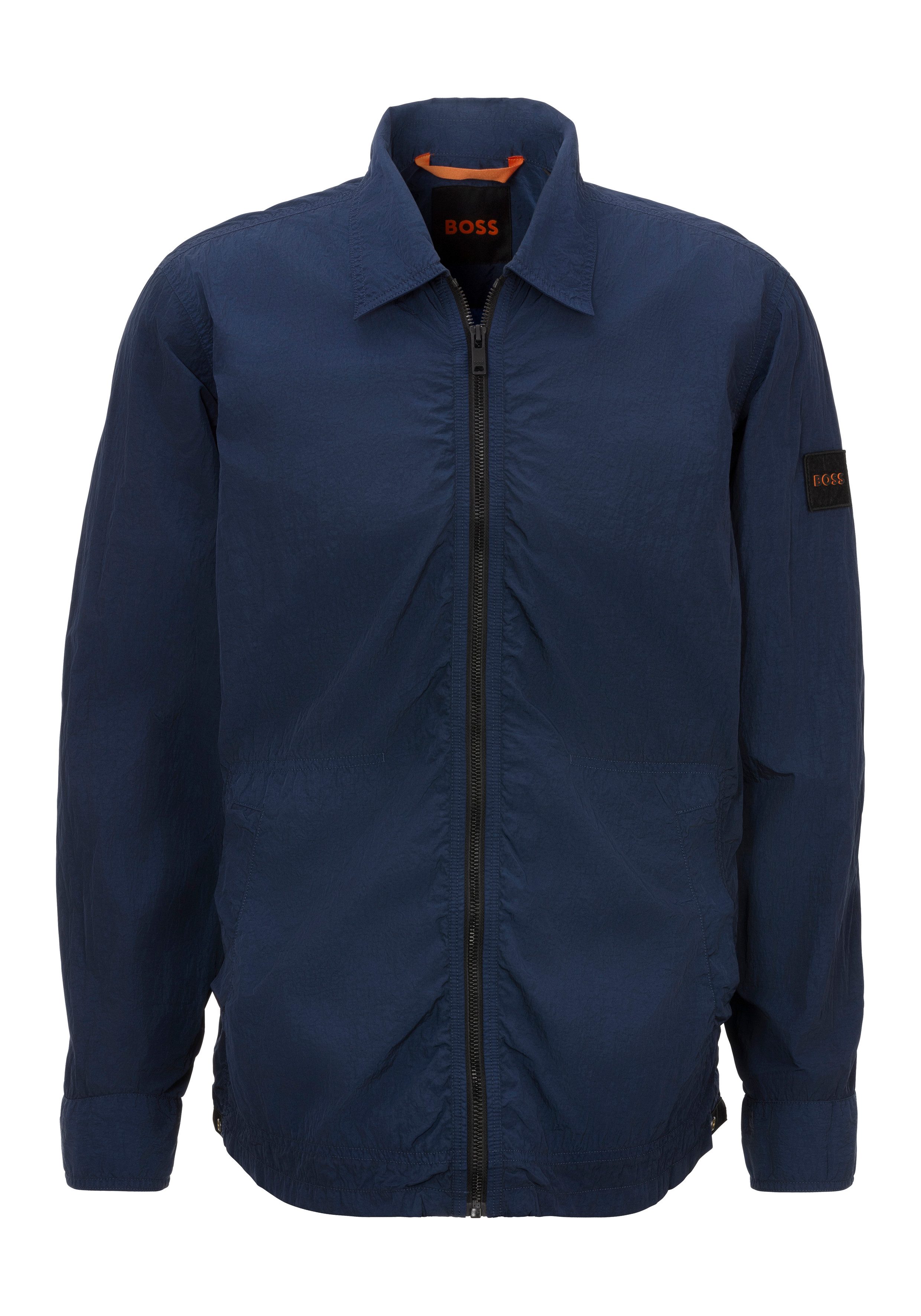 Boss Orange Windbreaker Leejay_M met kraag