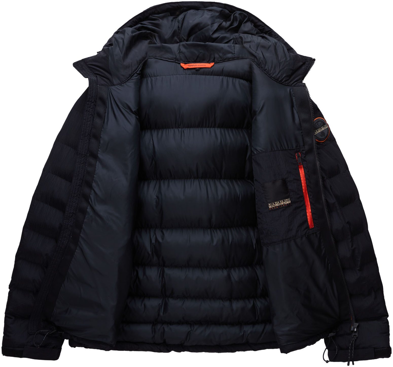 Napapijri Functioneel jack A-TEREZ Regular fit met capuchon met opstaande kraag