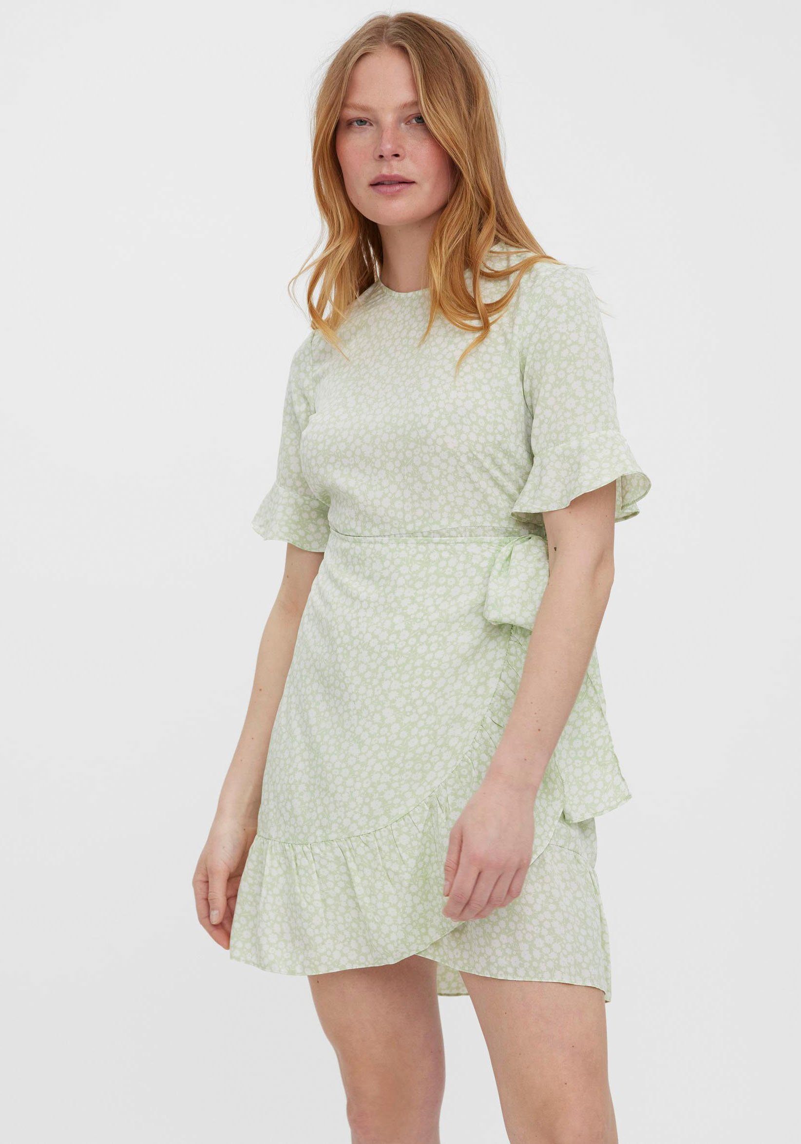 Vero Moda Zomerjurk VMHENNA 2/4 O-NECK SHORT DRESS