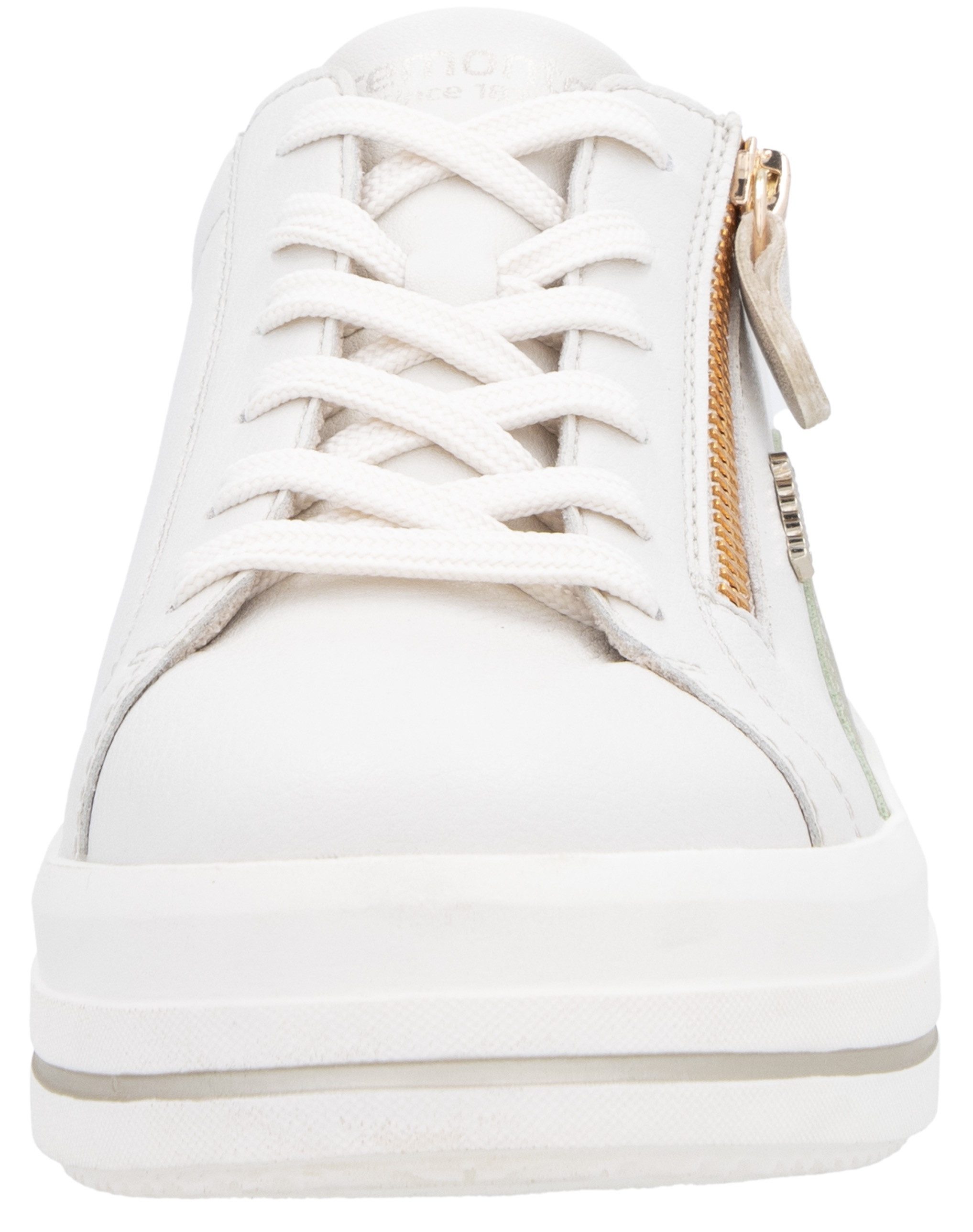 Remonte Plateausneakers ELLE-Collection , vrijetijdsschoen, lage schoen, veterschoen met zachte inlegzool