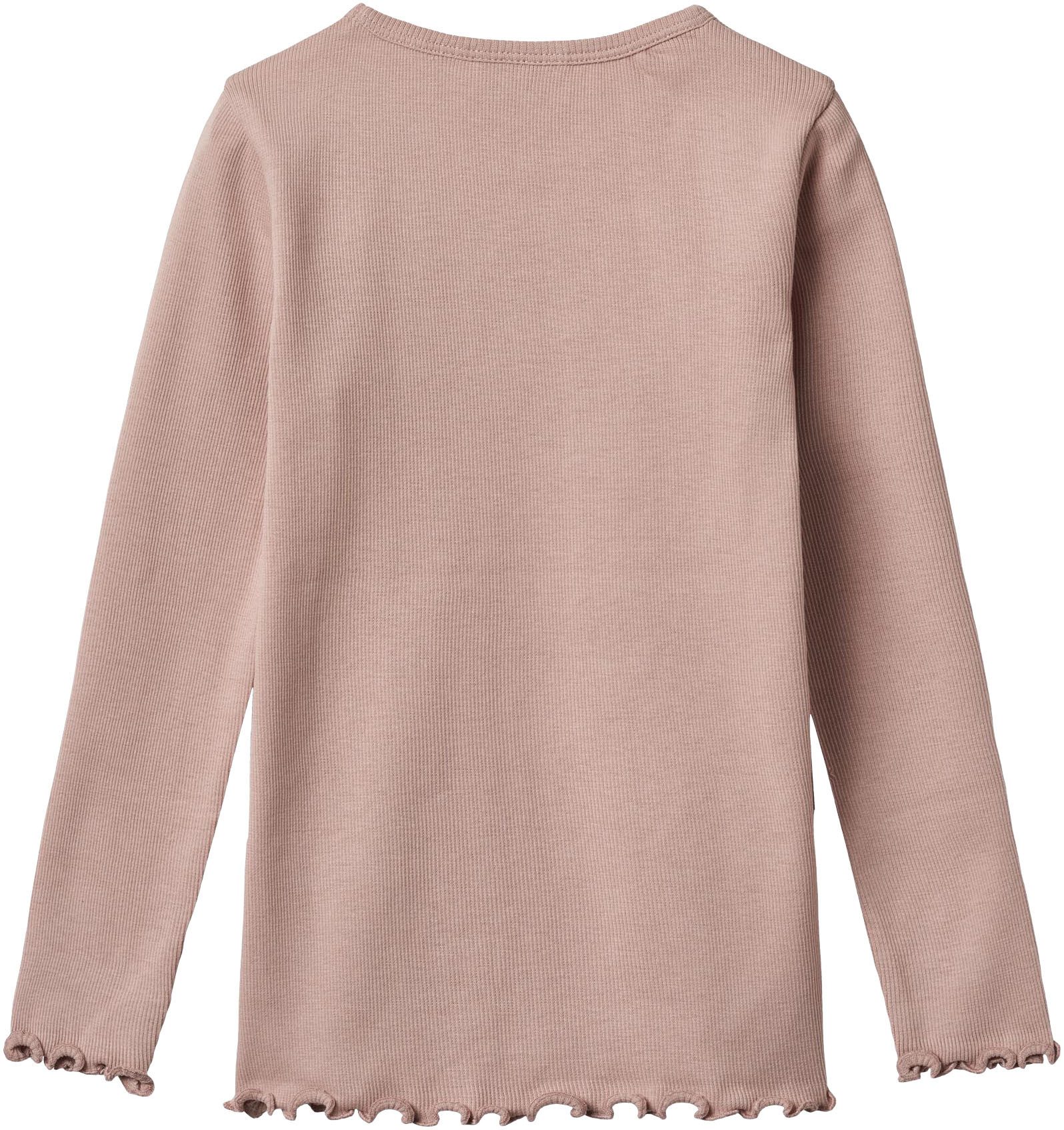 WHEAT Shirt met lange mouwen Rib T-Shirt L/S Ida
