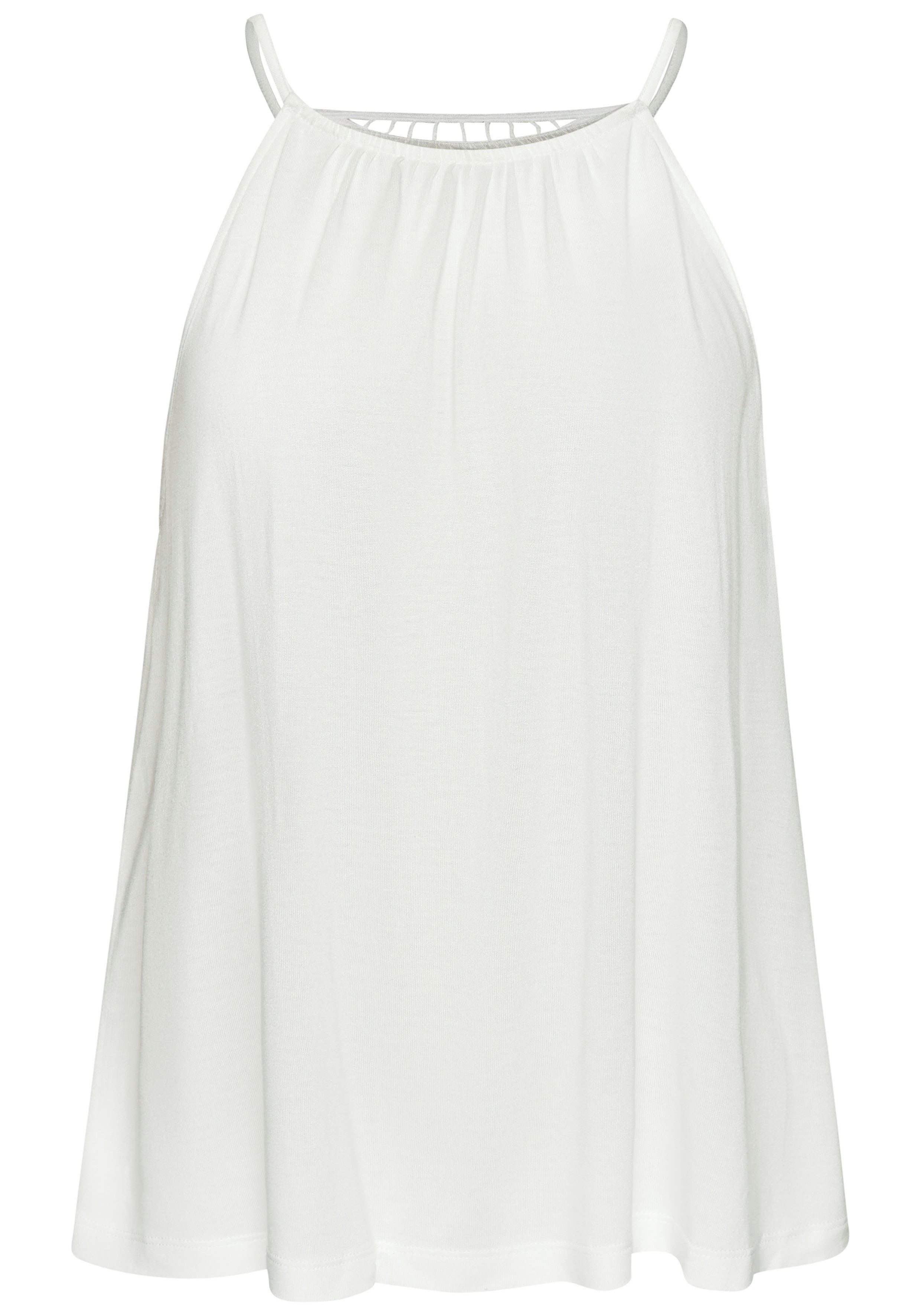 Vivance Top met kantinzet op de rug, luchtig zomertop van jersey