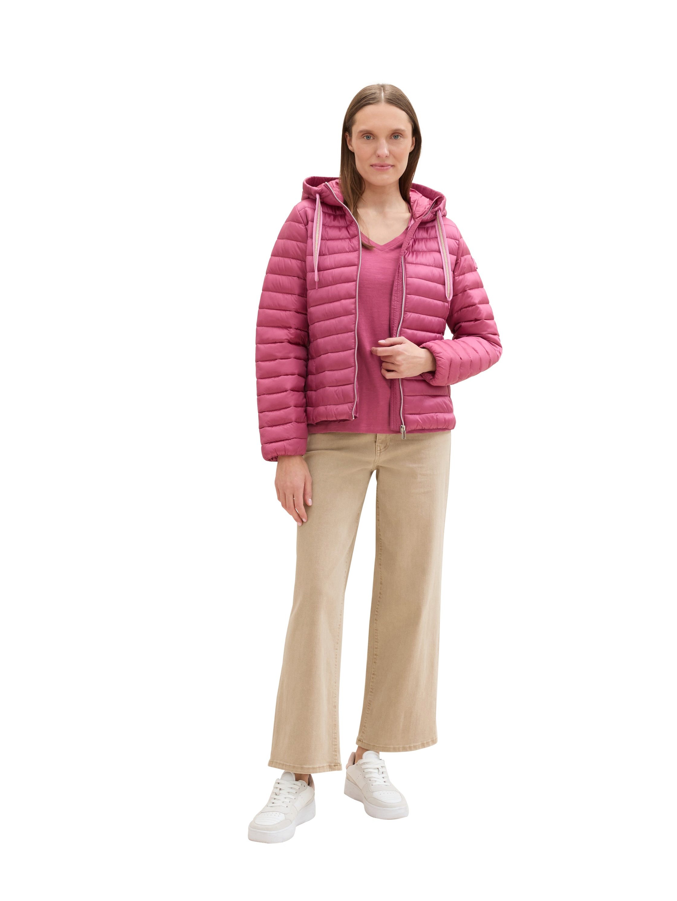 Tom Tailor Shirt met V-hals met bio-katoen