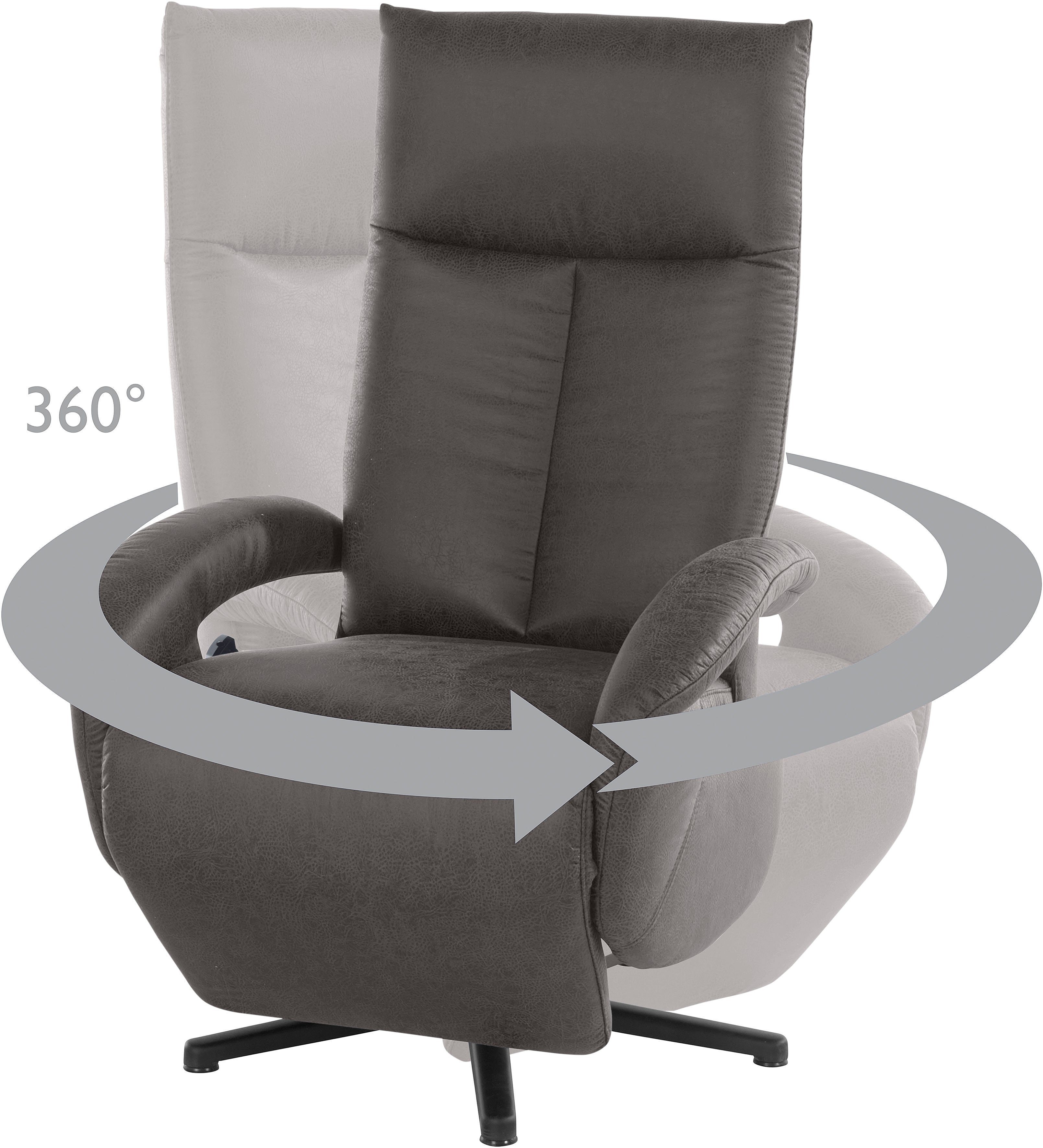 sit&more Relaxfauteuil Tycoon naar keuze handmatig, met twee motoren of met accu of met 2 motoren