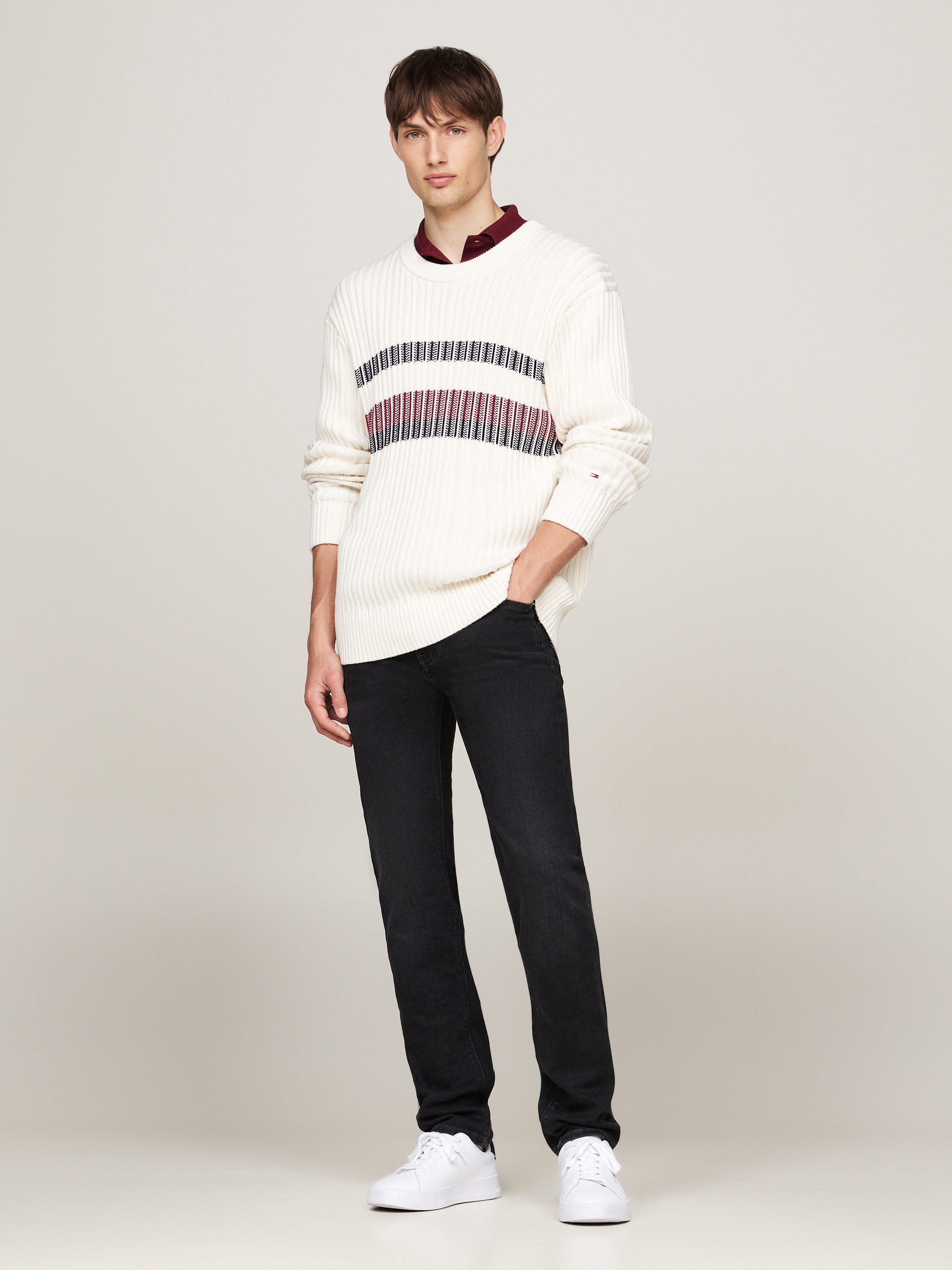 Tommy Hilfiger Slim fit jeans SLIM BLEECKER PSTR CROW BLACK