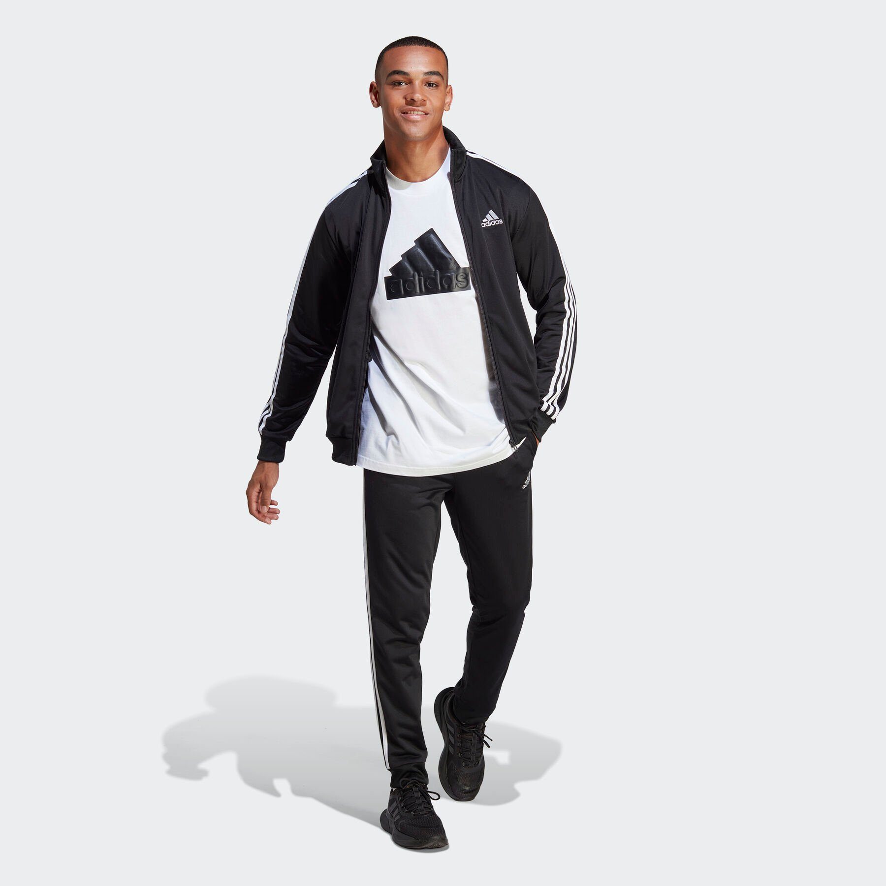 adidas Sportswear Trainingspak Basic 3-strepen tricot (2-delig)