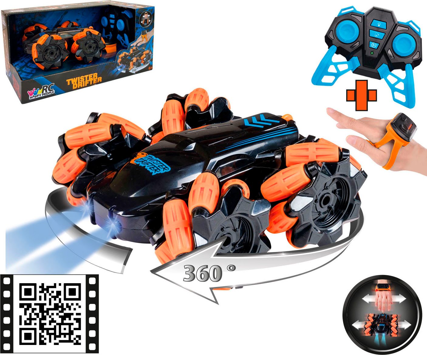 Happy People Radiografisch bestuurbare auto RC Twister Drifter