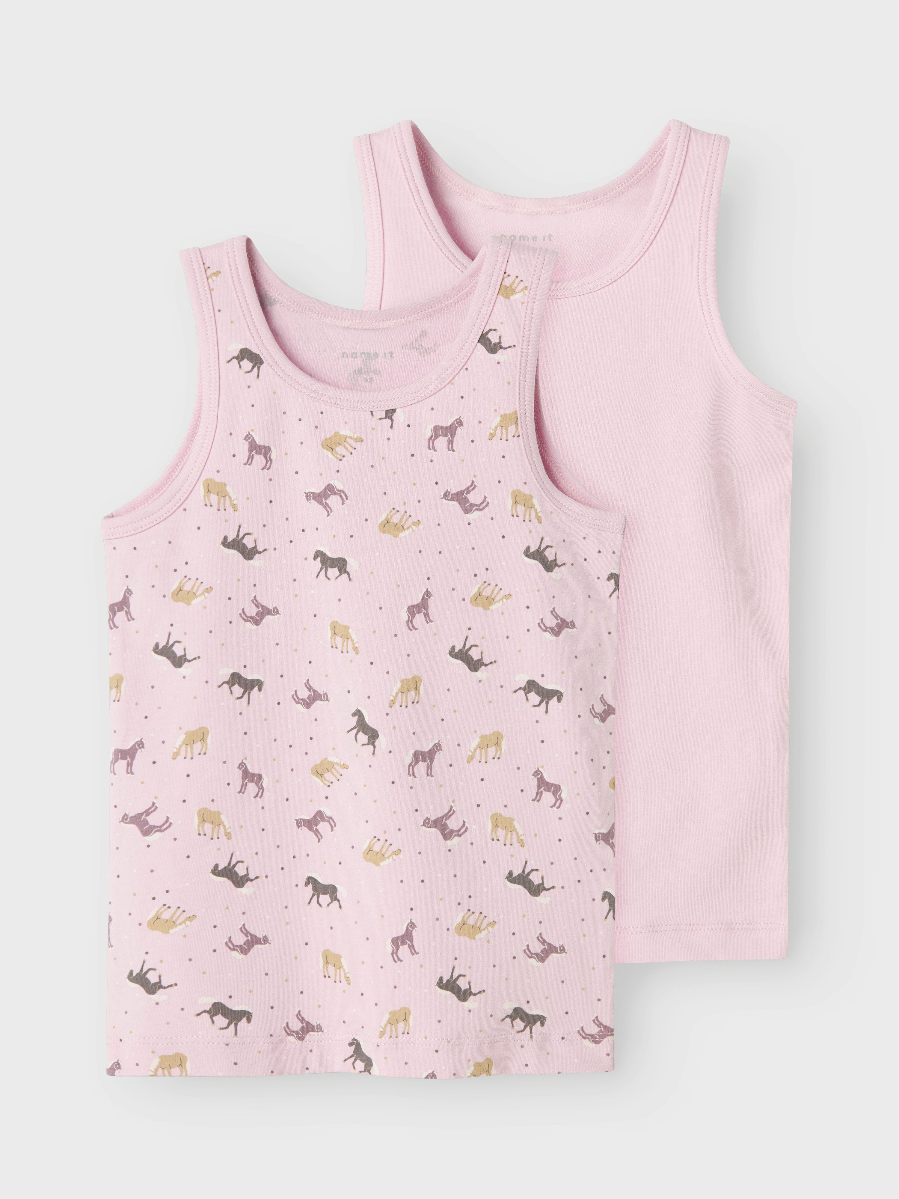 Name It Hemd NMFTANK TOP 2P CORSAGE HORSE (set, 2 stuks)