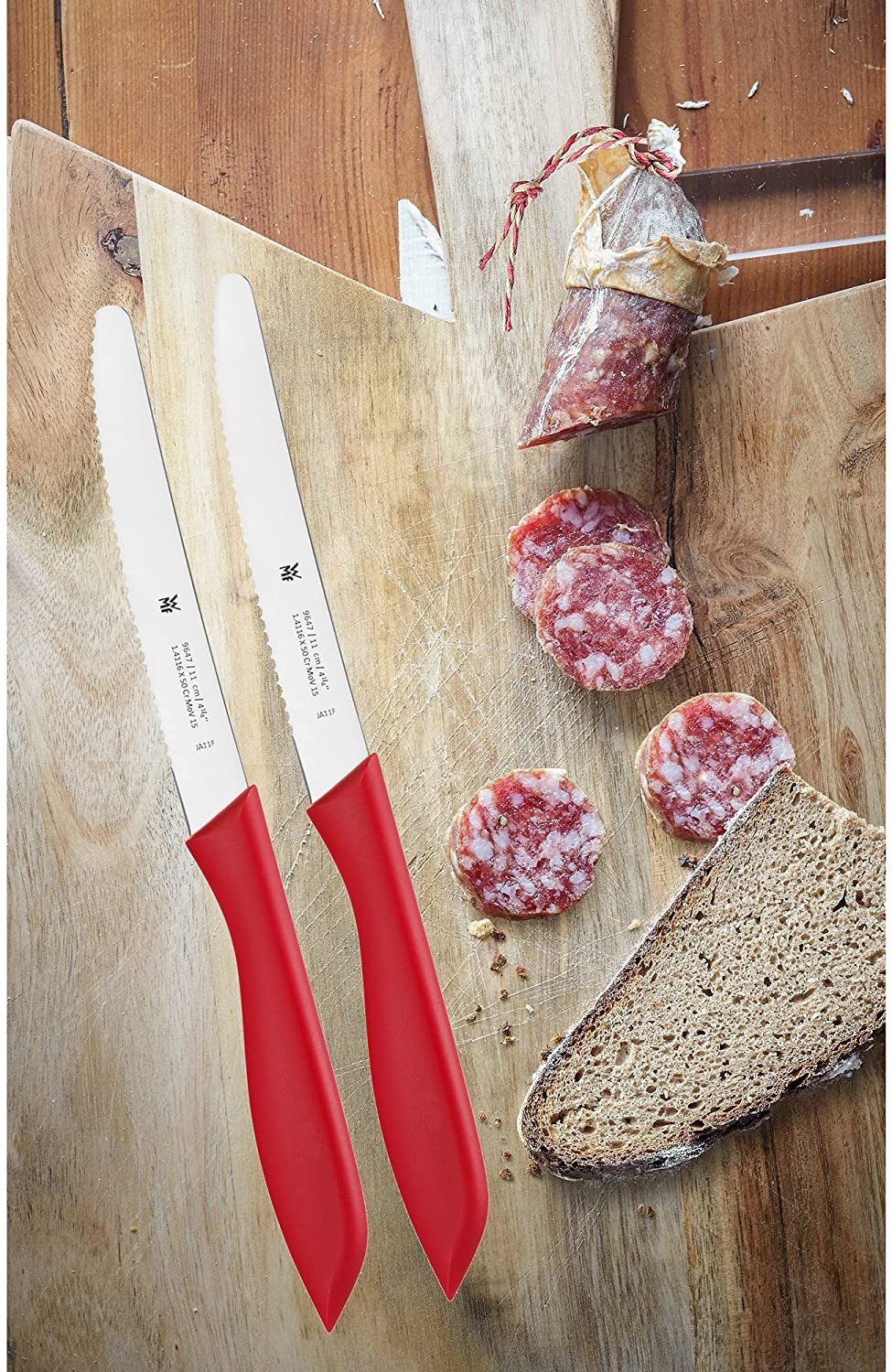 WMF Messenset Classic Line Speciaal messtraal, met dubbele golfsnede(set, 6-delig)