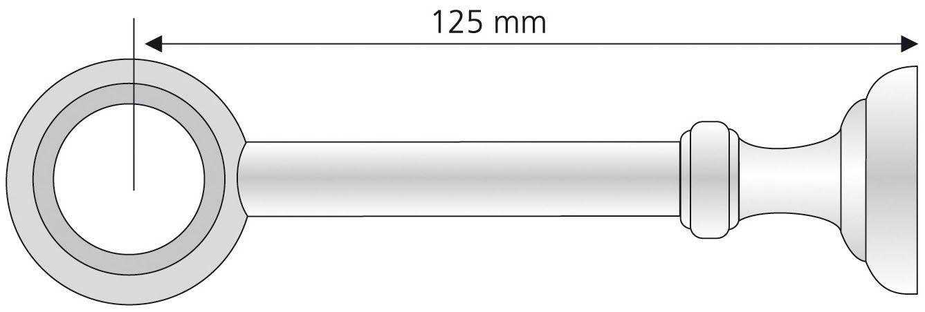 Liedeco Bandjes Thüringen voor gordijnroeden ø 28 mm (1 stuk)