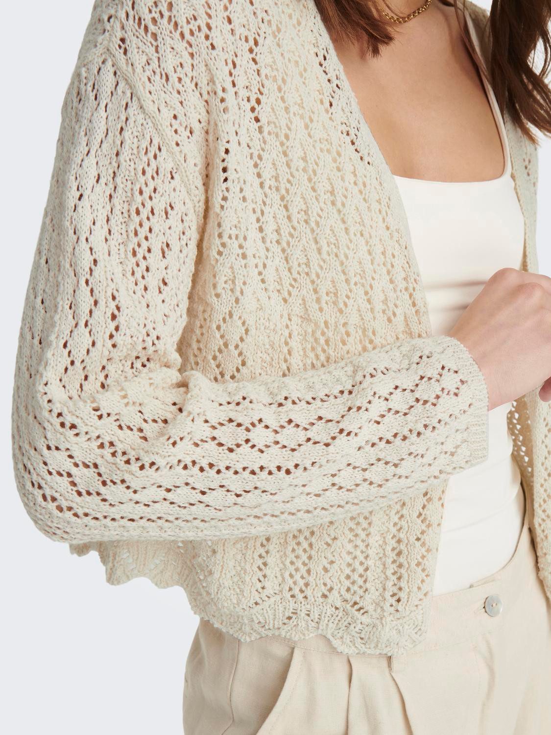Only Vest ONLNOLA 7/8 LIFE OPEN CARDIGAN KNT NOOS