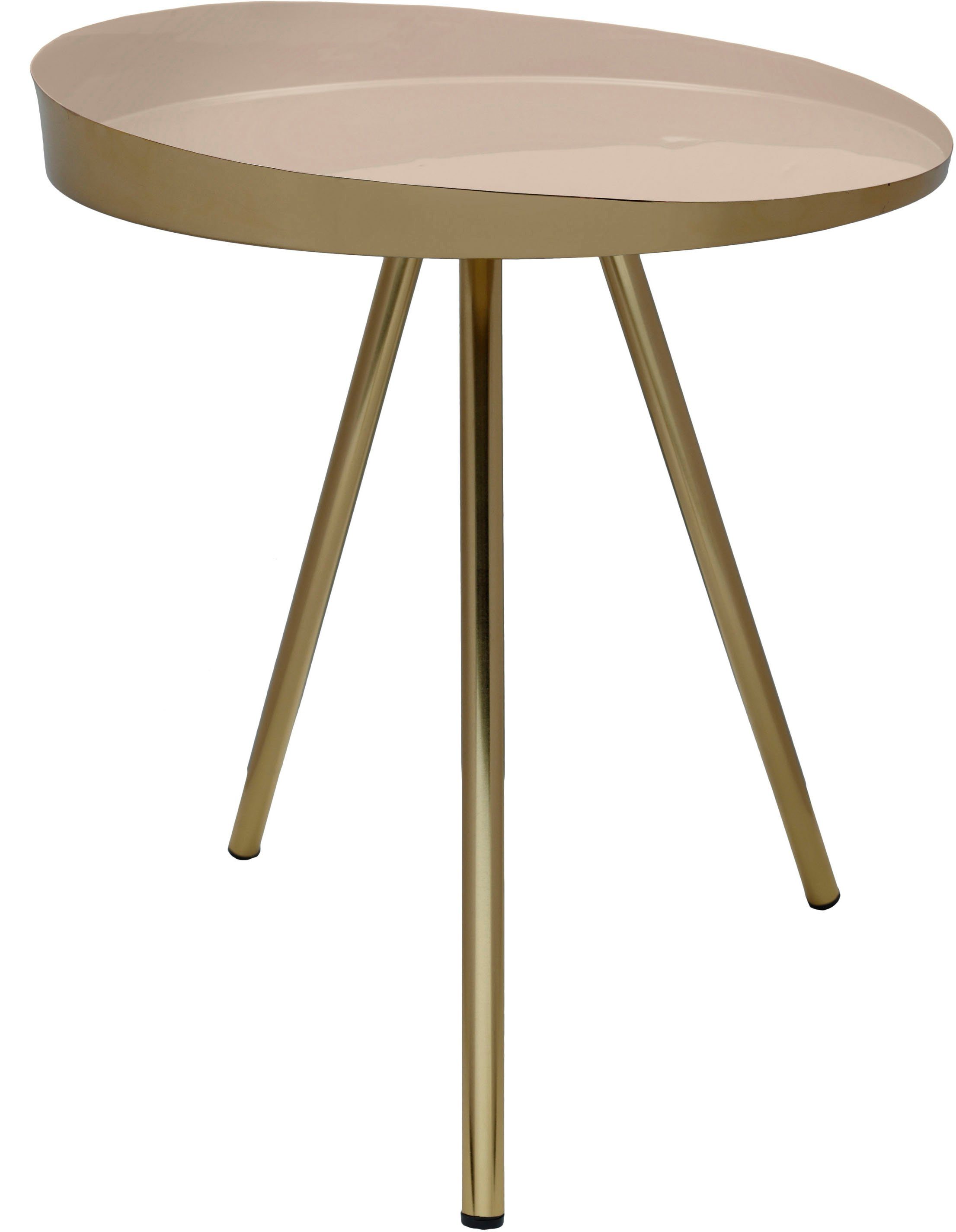 Kayoom Bijzettafel Morrison, ronde bijzettafel, elegante uitstraling (1 stuk)