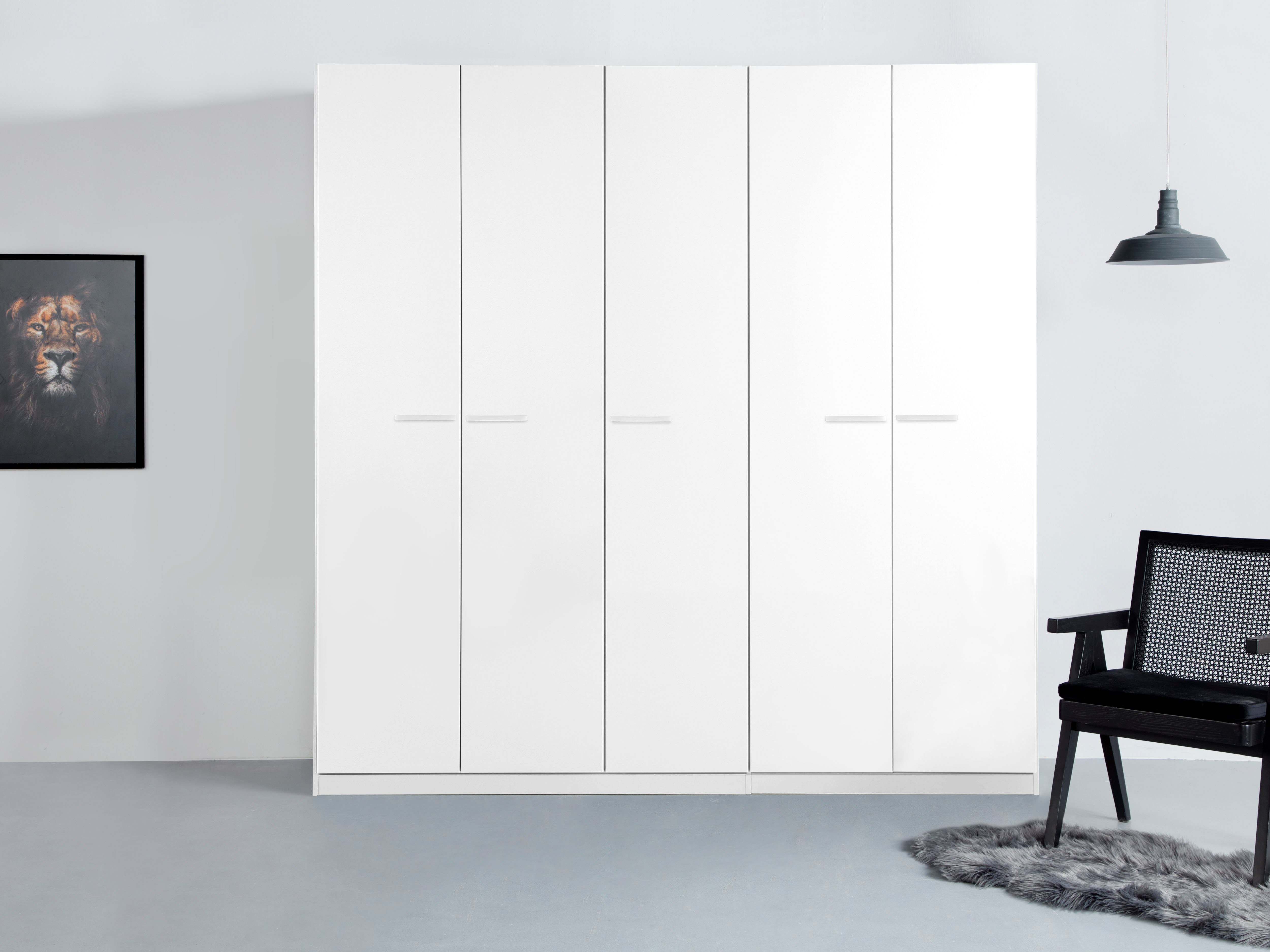 rauch Draaideurkast Kledingkast kast garderobe TOPSELLER OTELI incl. binnenindeling met 3 binnenlades extra planken optioneel met spiegel made in germany