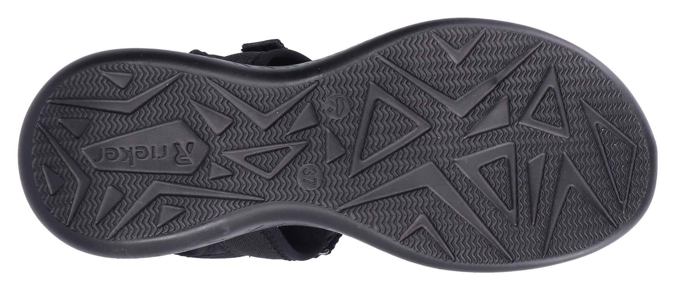 RIEKER Sport Sandalen Trekkingsandaal, outdoorsandaal, zomerschoen met klittenbandbandjes