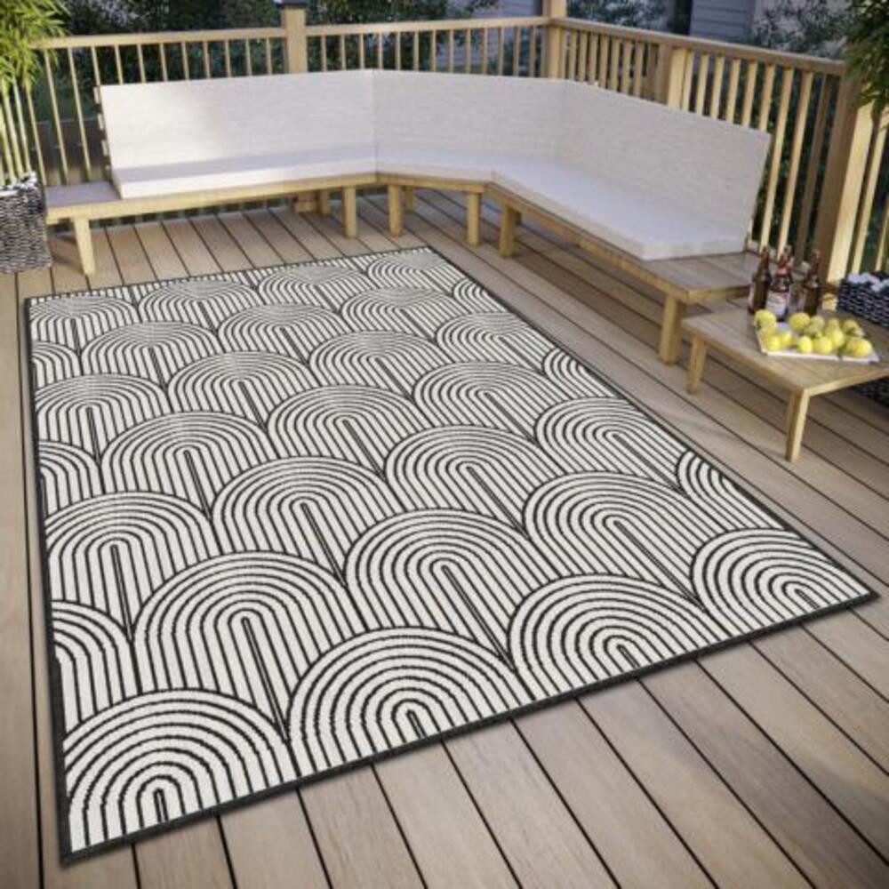 HANSE Home Outdoorkleed Pangli, omkeerbaar tapijt In- & outdoor, vloerkleed, weerbestendig, balkon, tuin, woonkamer, modern