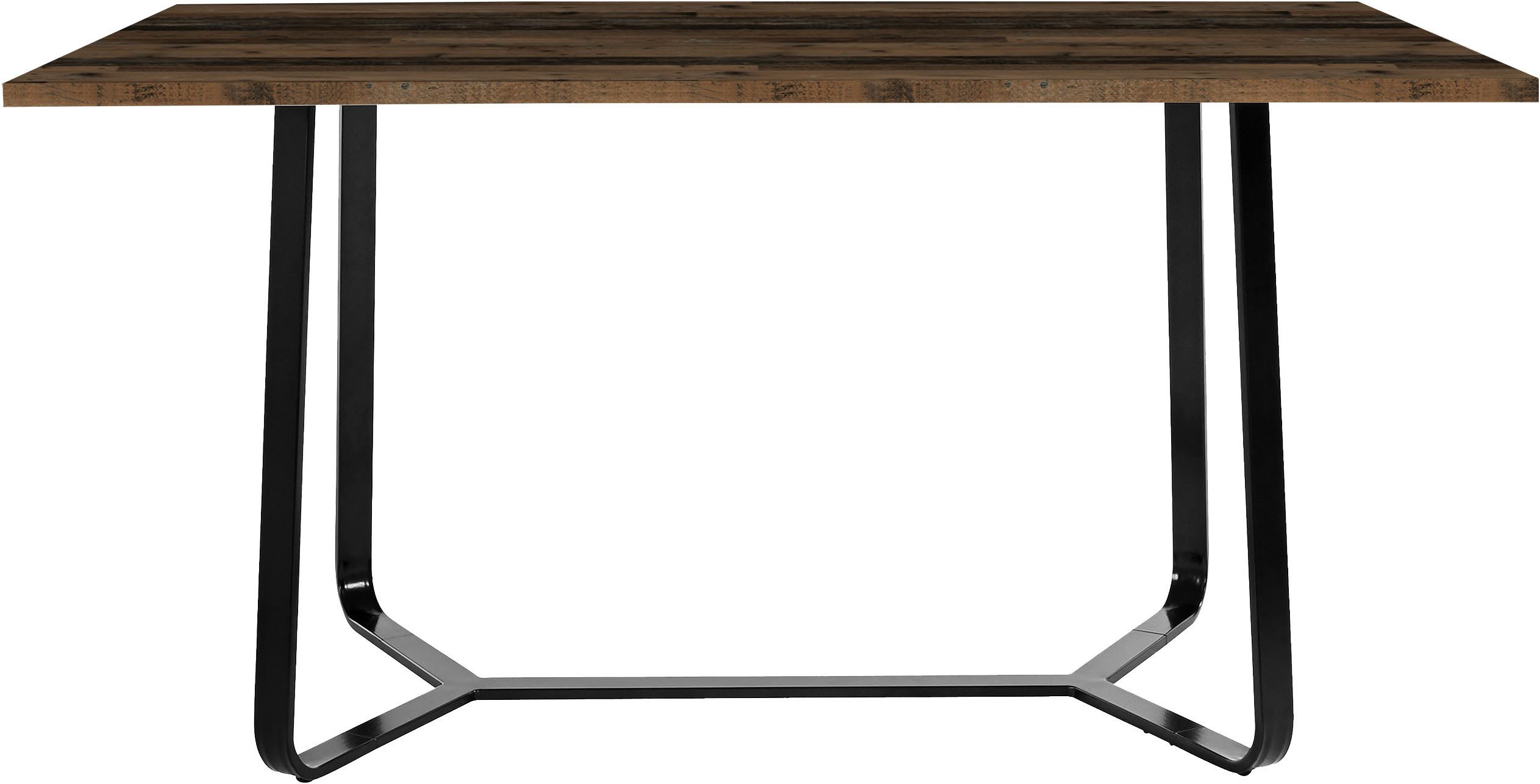 byLIVING Eettafel Talea modern design, 140 cm en 160 cm, artisan eik, old style wood, beton (1 stuk)