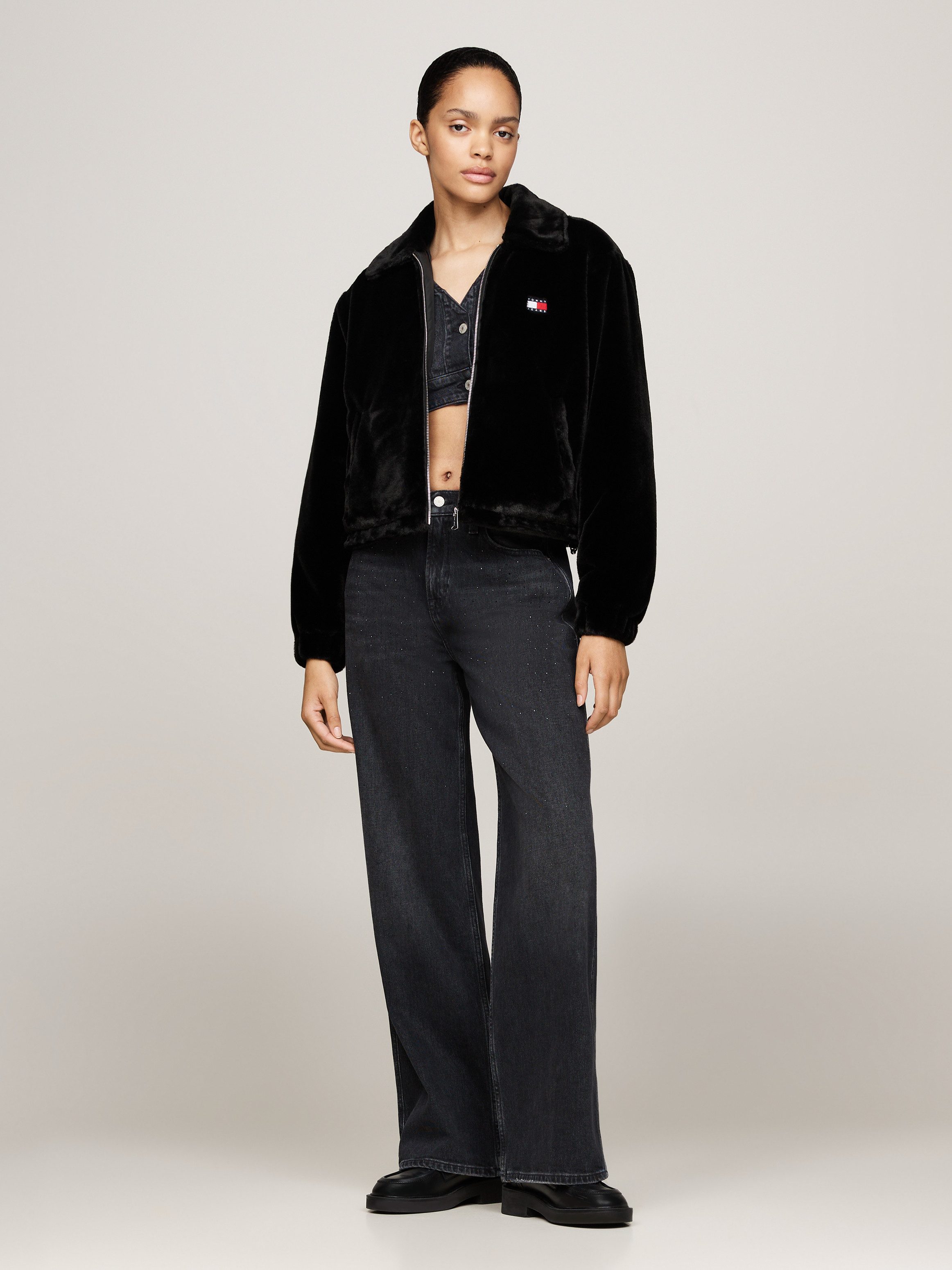TOMMY JEANS Kort jack in zacht design