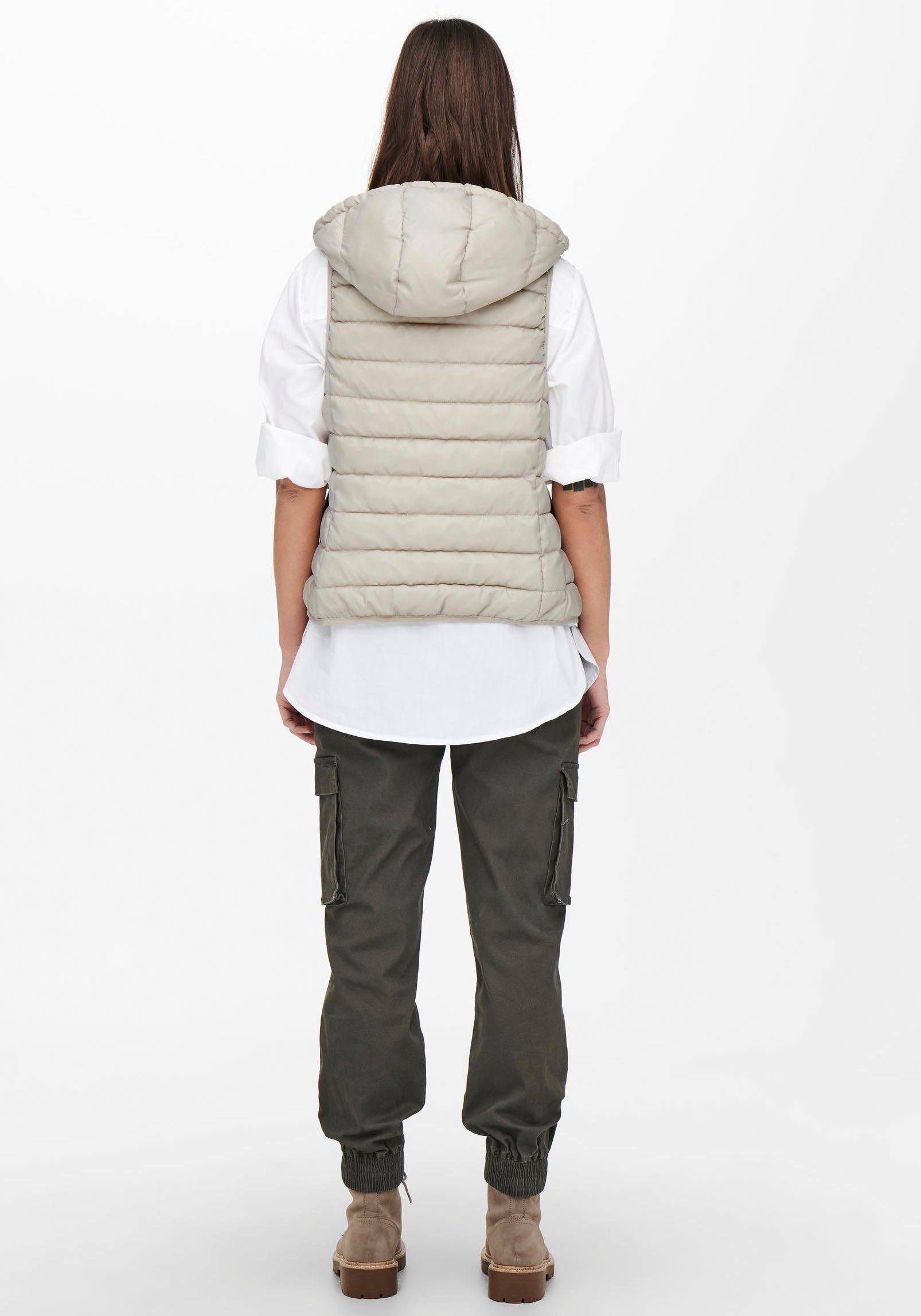 Only Bodywarmer ONLNEWTAHOE HOOD WAISTCOAT OTW NOOS