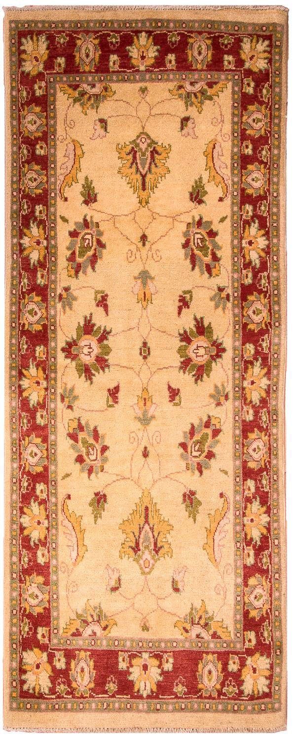 morgenland Wollen kleed Ziegler vloerkleed met de hand geknoopt beige