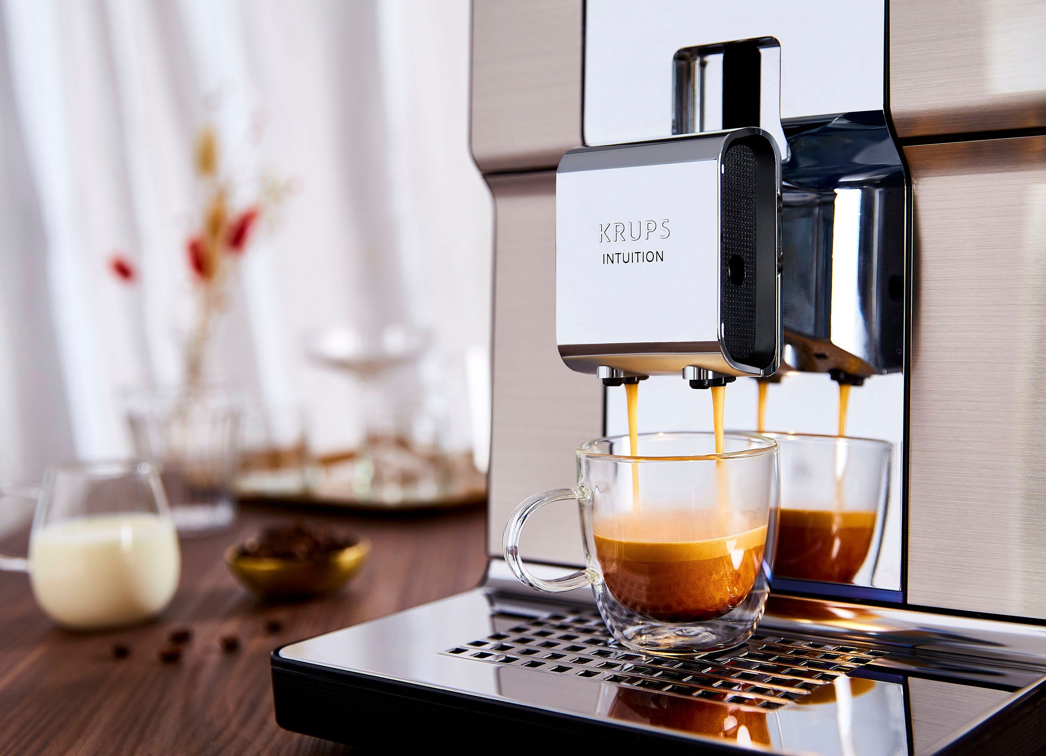 machine mentaal probleem Krups Volautomatisch koffiezetapparaat EA877D Intuition Experience+ online  shoppen | OTTO