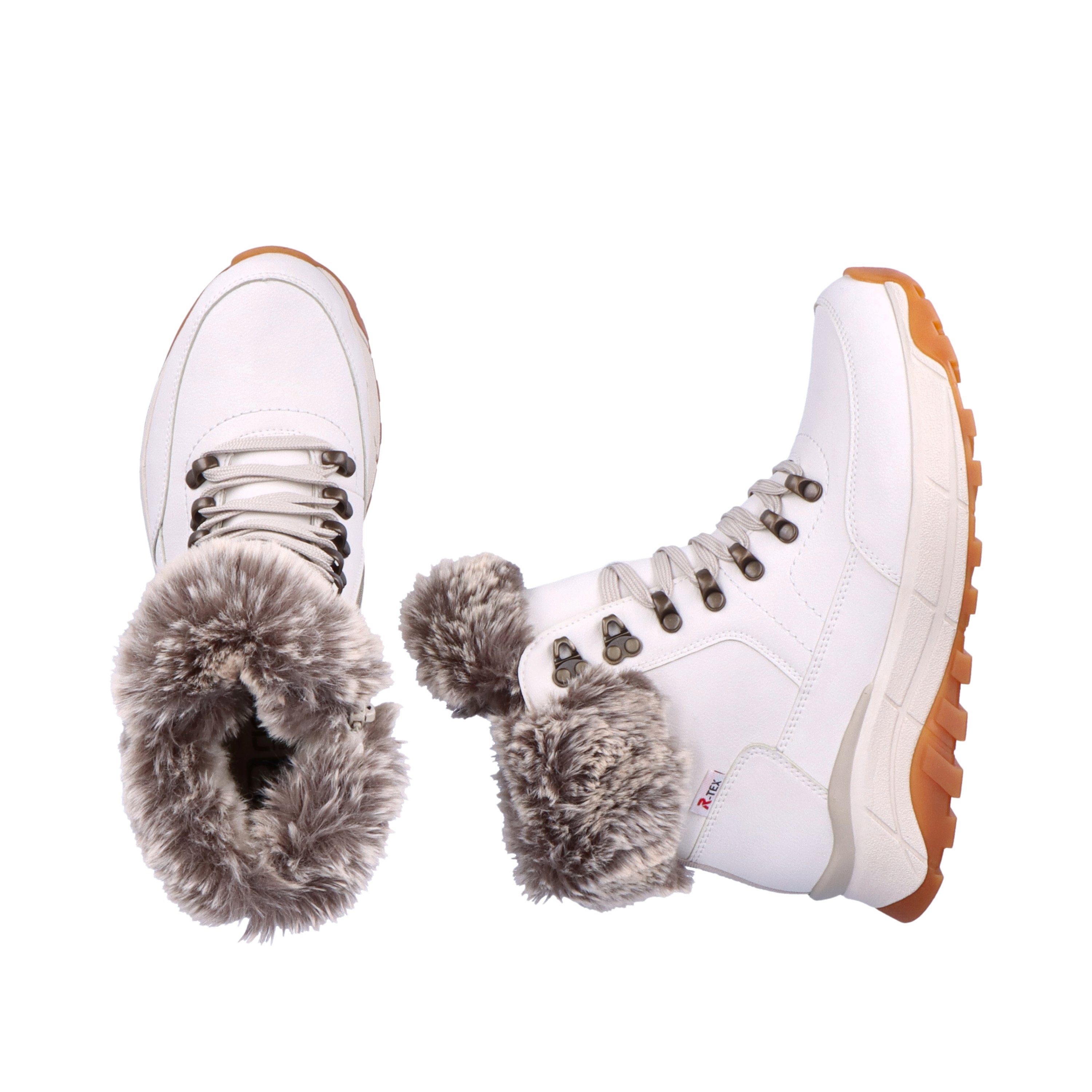 Rieker EVOLUTION Winterlaarzen Hightop sneakers, veterschoenen, winterlaarzen met lamswolvoering