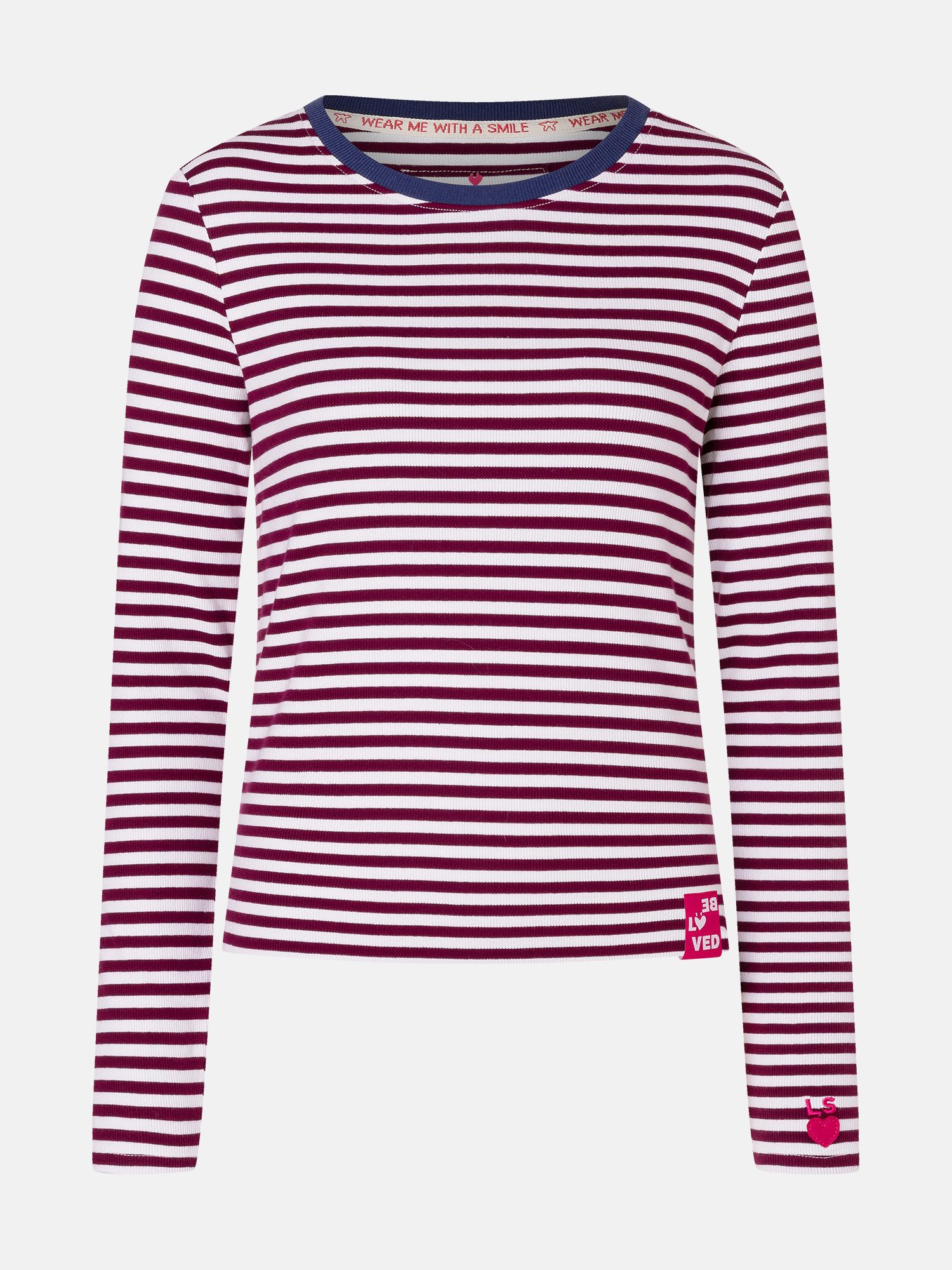Lieblingsstück Shirt met lange mouwen Nashi met strepen