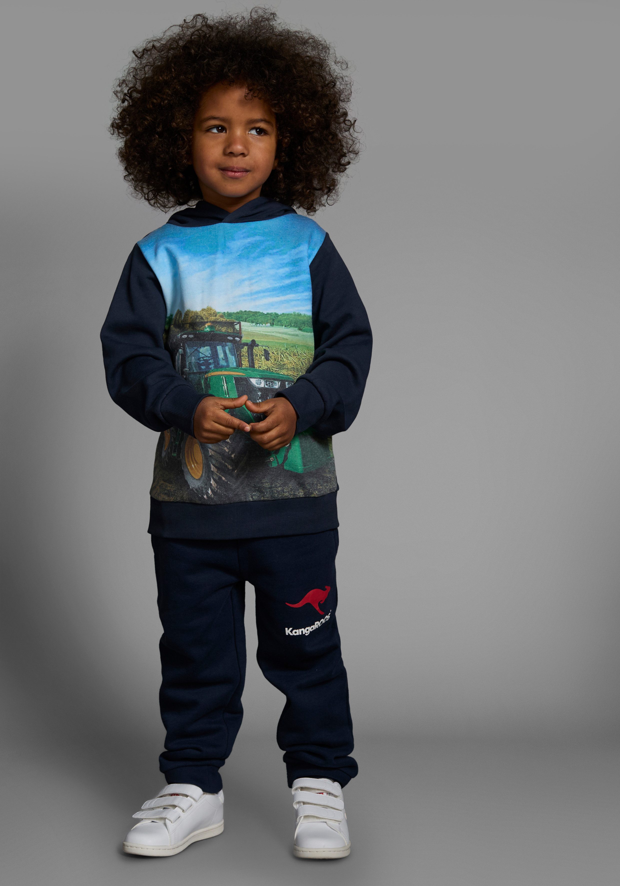 KIDSWORLD Hoodie Hot Wheels bedrukt ontwerp, van opgeruwde sweatstof, met ribboordjes