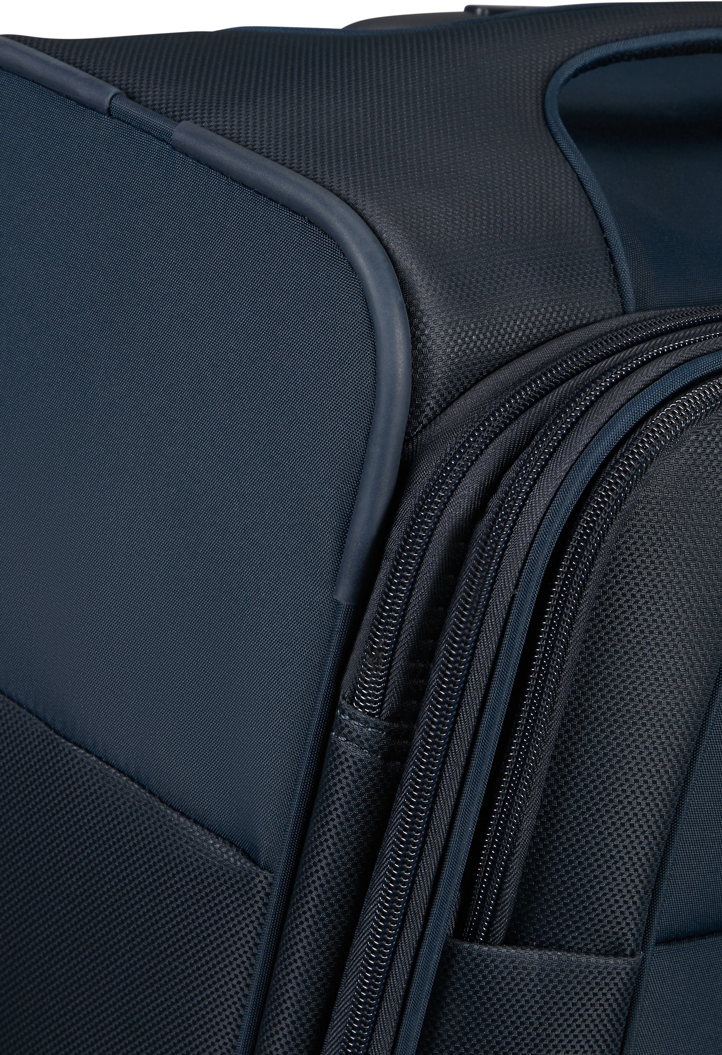 Samsonite Zachte bagage trolley D'LITE, verschillende maten en kleuren Reiskoffer zachte schaal koffer TSA-cijferslot in klassiek ontwerp