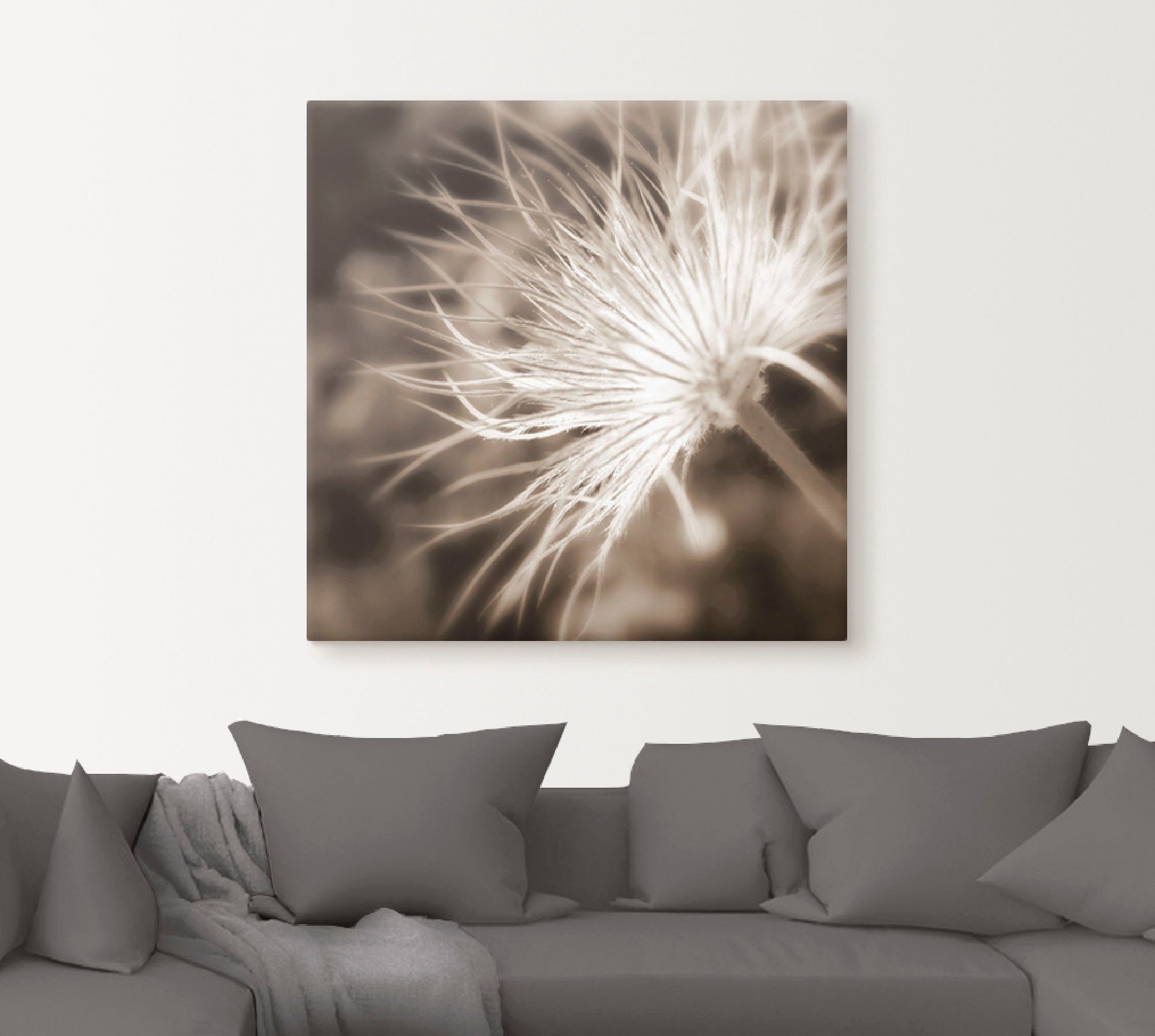 Artland Artprint Licht als een veertje als artprint op linnen, poster in verschillende formaten maten