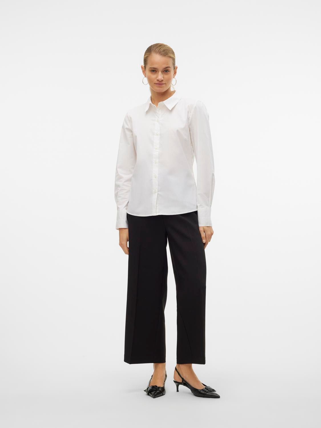 Vero Moda Klassieke blouse VMANNA LS FITTED SHIRT WVN GA NOOS