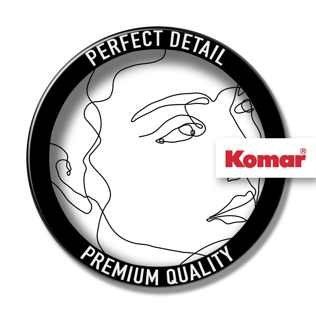 Komar Artprint op linnen Sketch me - Afmeting 40 x 60 cm Canvasdoek met echt houten frame (1 stuk)