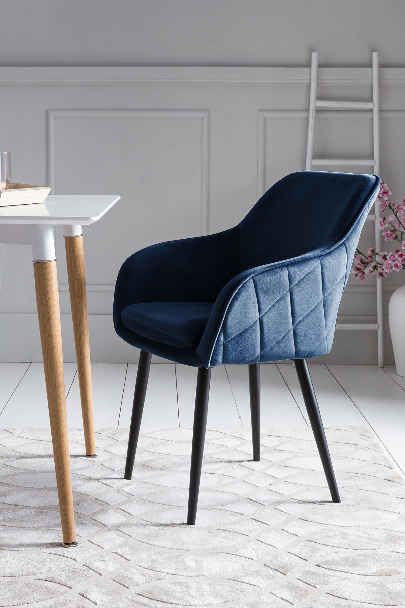 SalesFever Eethoek Rugvlak met ingewikkelde ruitstepping (set, 6-delig)