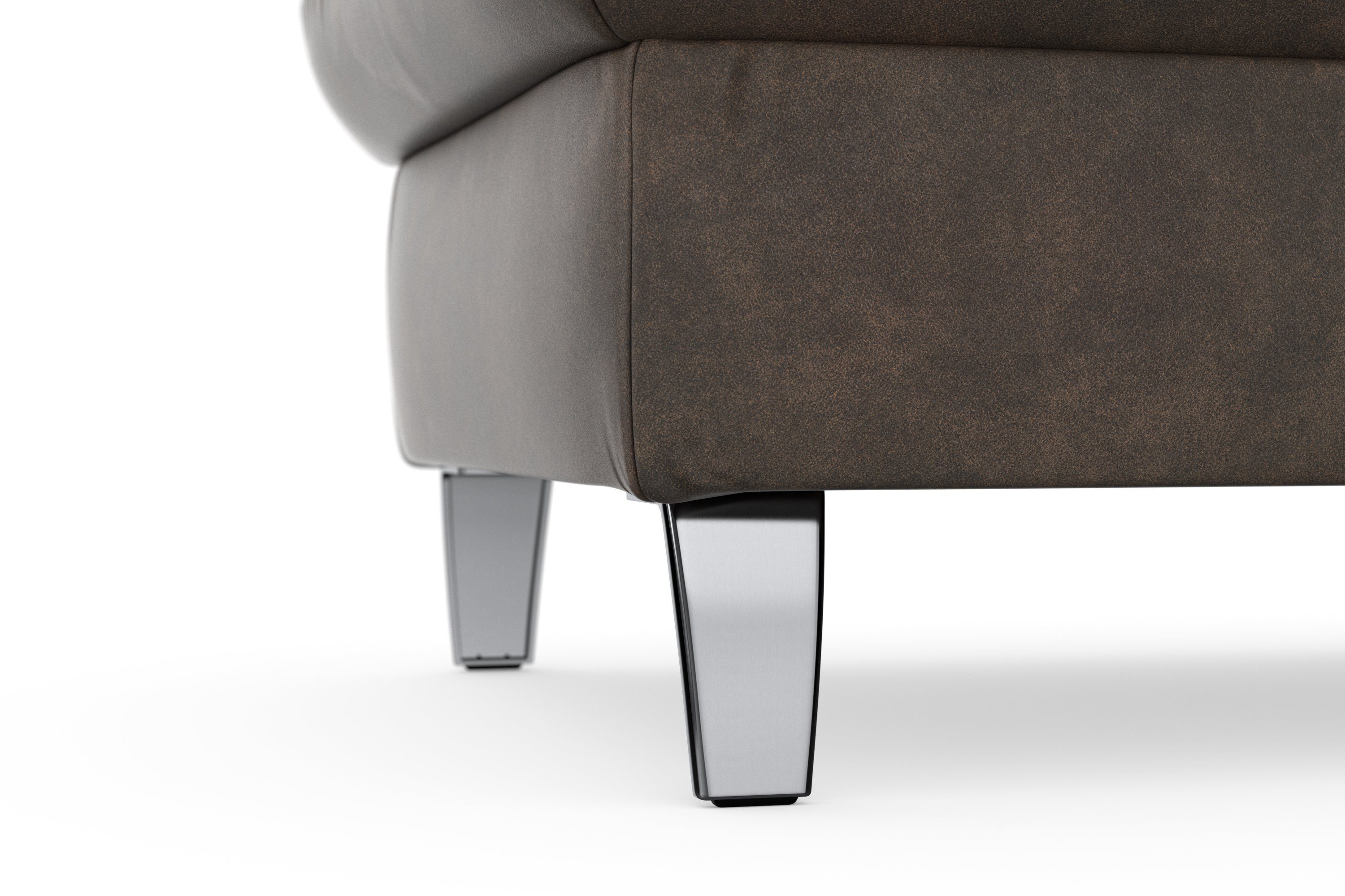 sit&more Hocker met bergruimte Maggiore met bergruimte en moderne metalen poten
