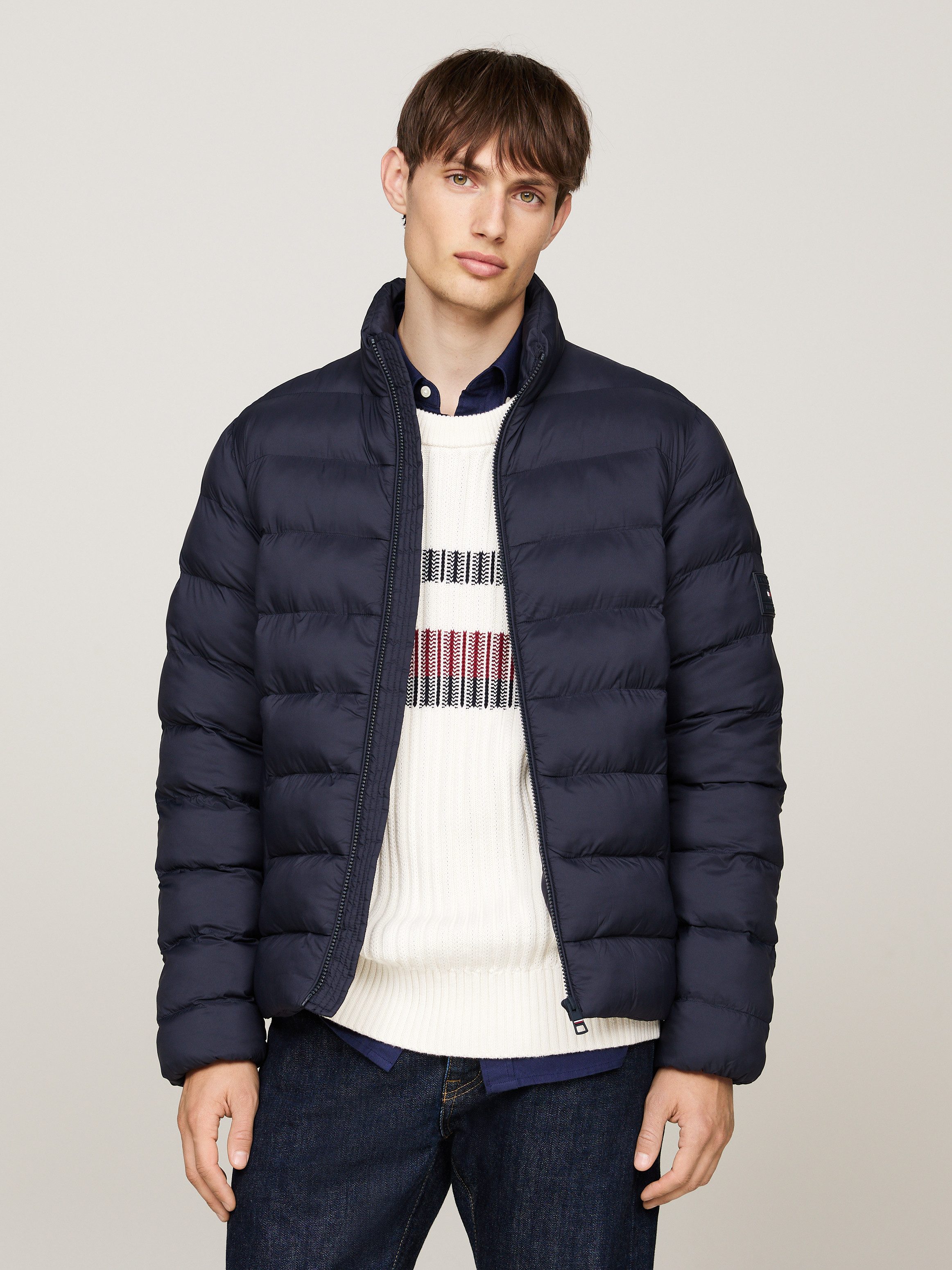 Tommy Hilfiger Gewatteerde jas MID WEIGHT STAND COLLAR JACKET