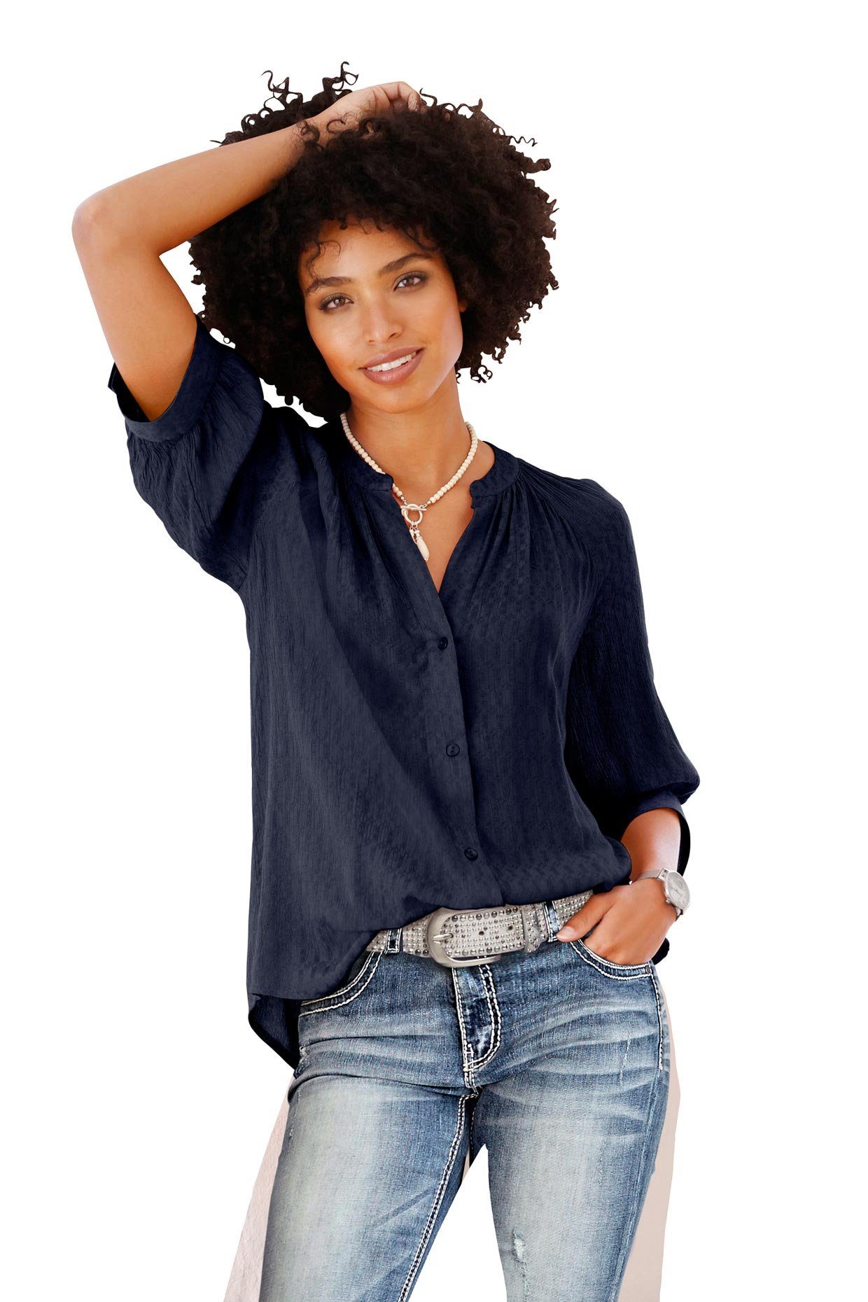 heine Blouse met korte mouwen