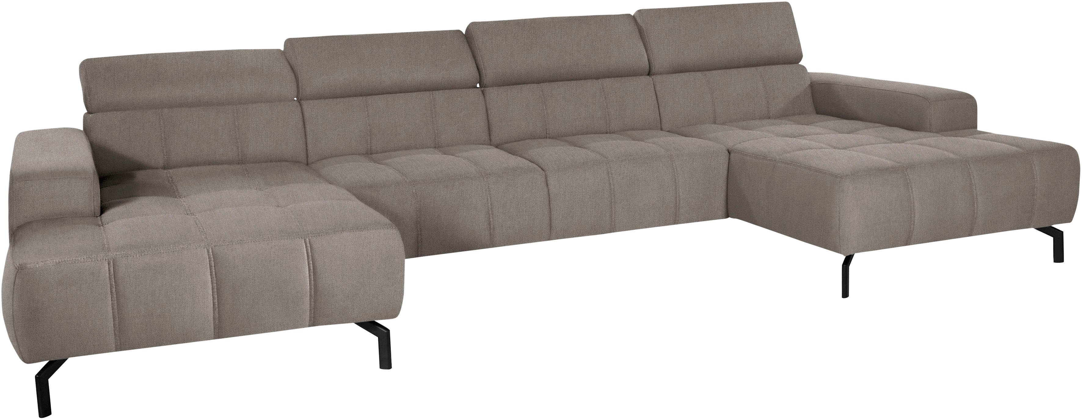 DOMO collection Zithoek Cunelli mooie zitnaden als designelement, stevige zitcomfort, U-vorm