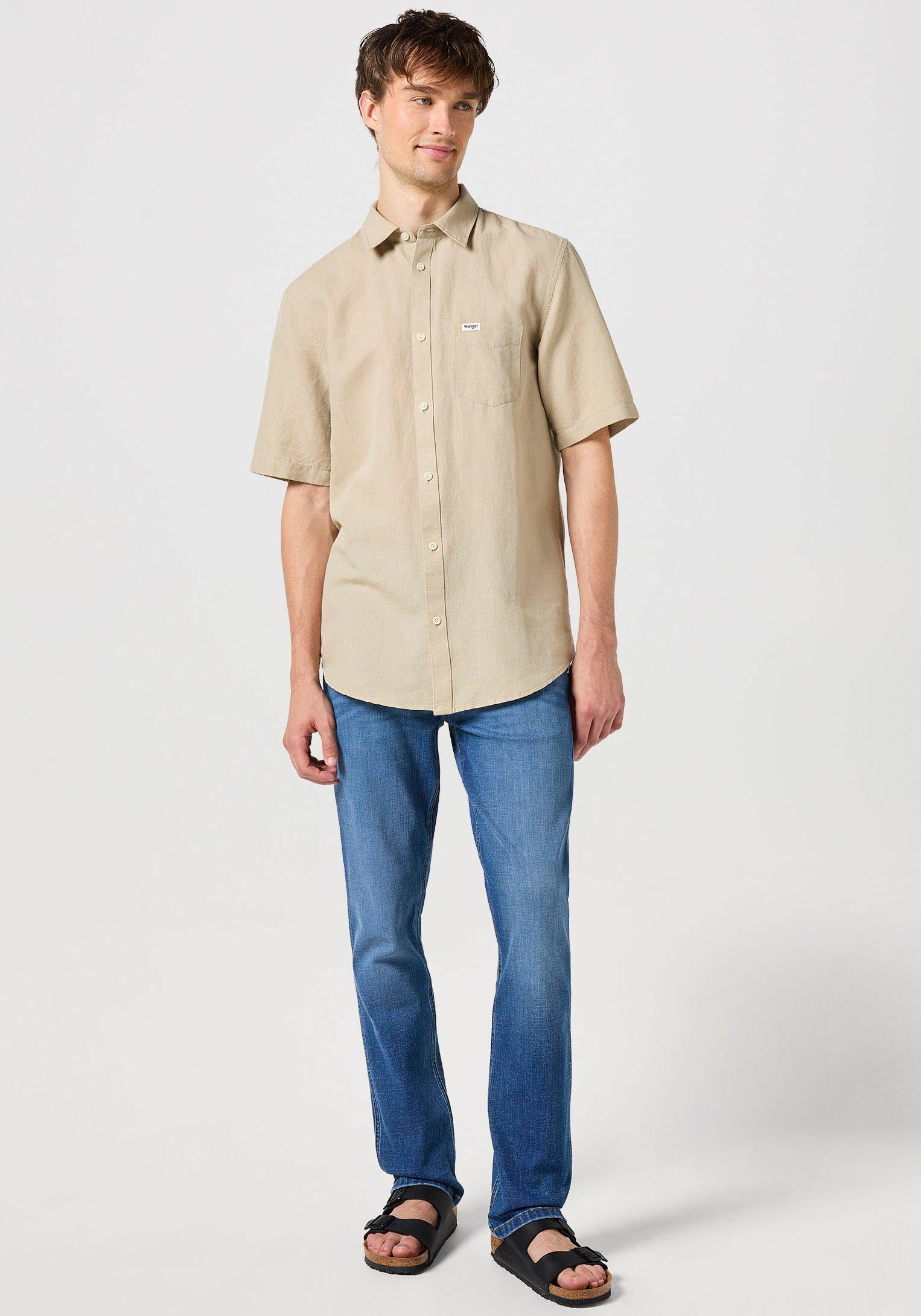 Wrangler Overhemd met korte mouwen